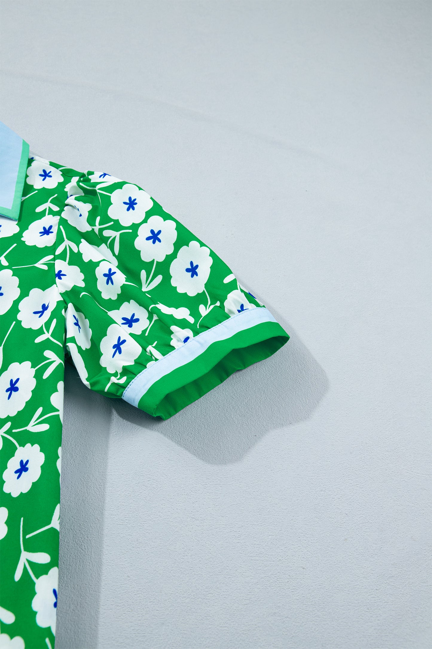 Emerald Garden Party Blouse