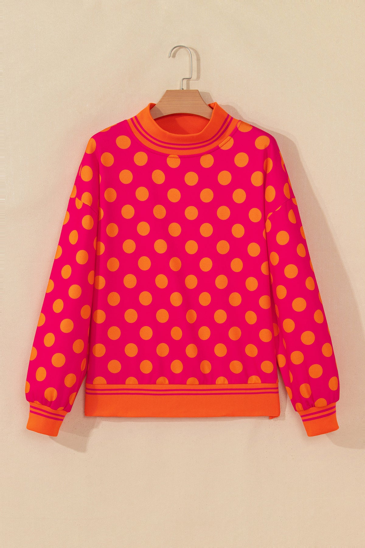 The Dot to Dot Mock Neck Sweatshirt