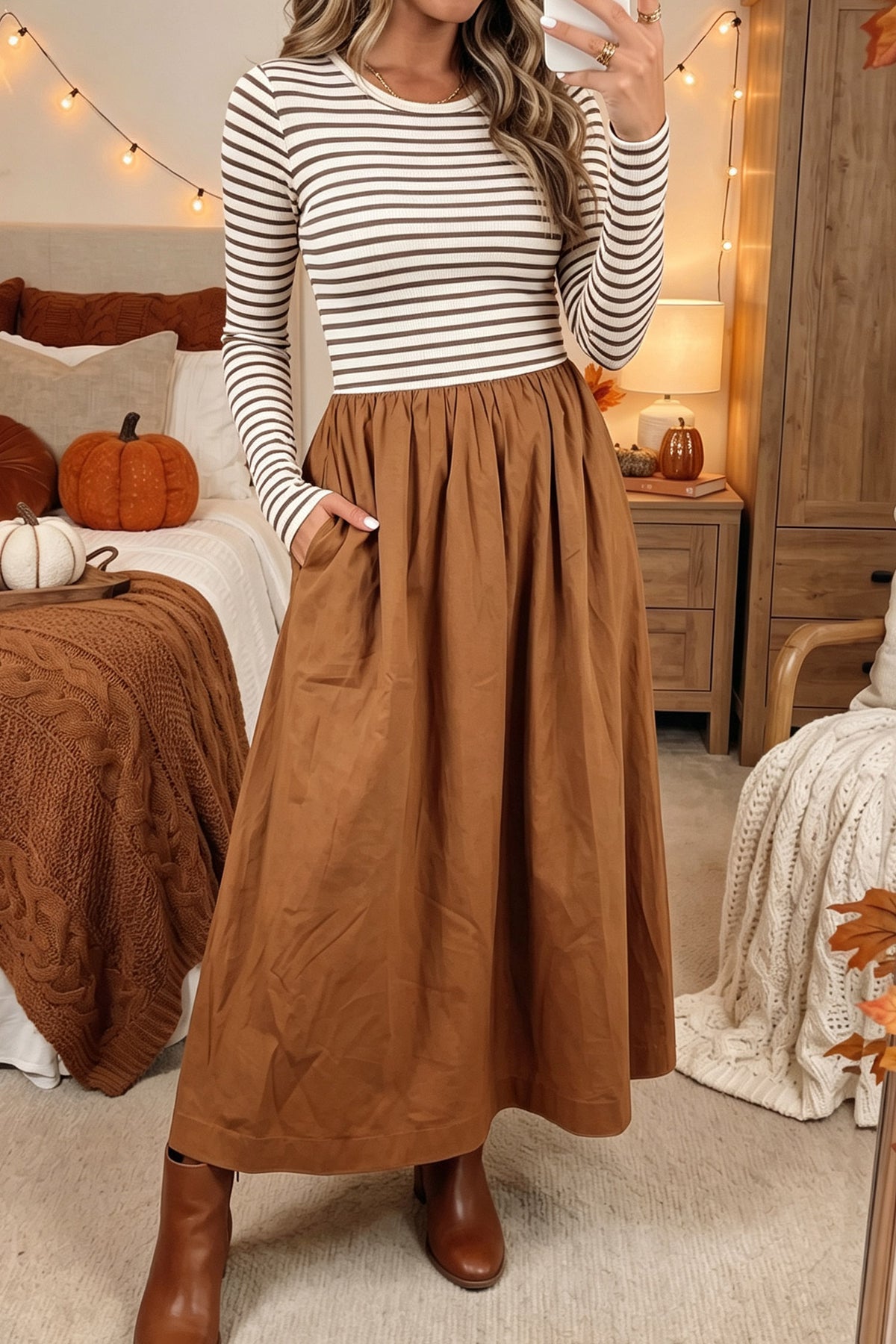 Harvest House Midi Dress