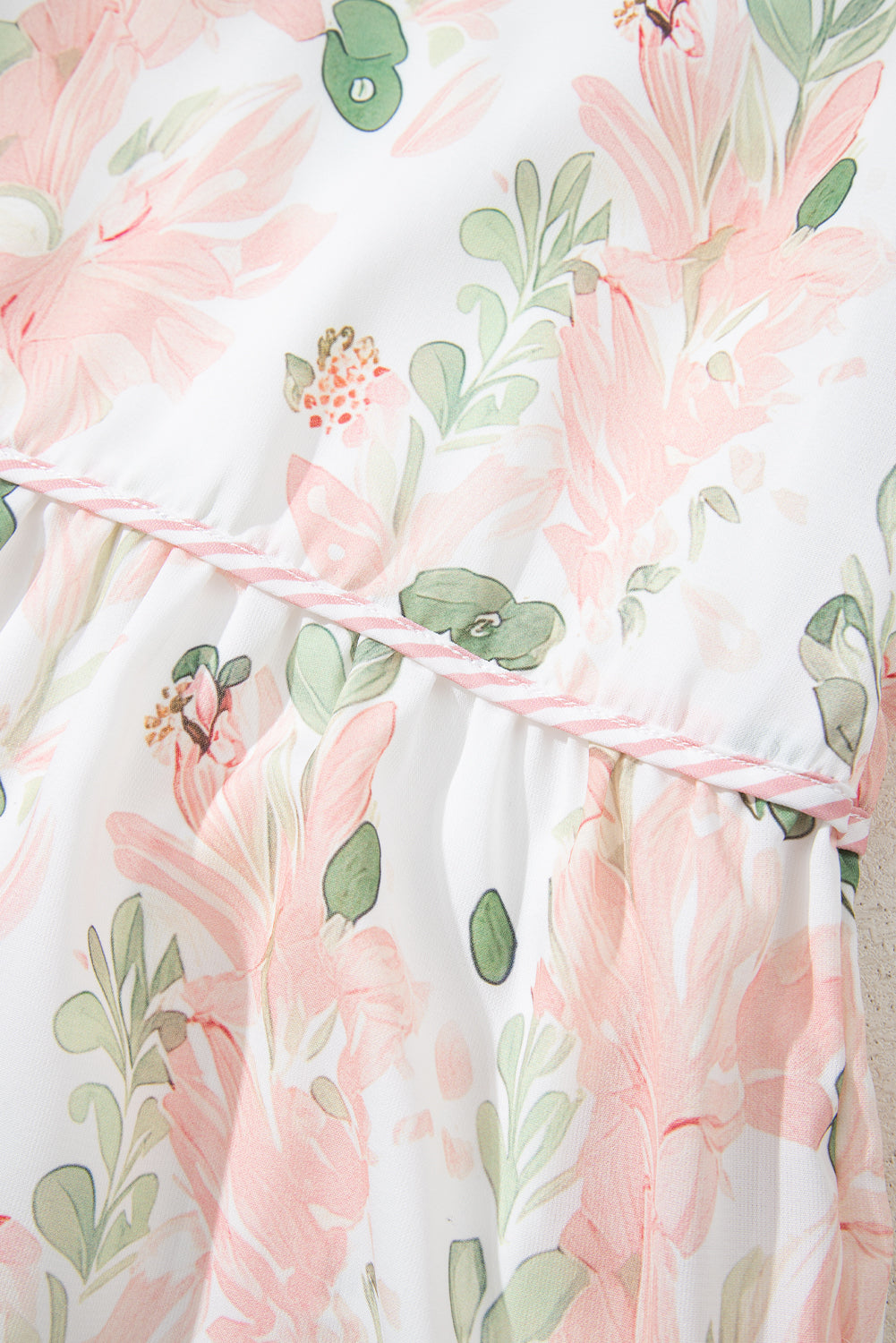 Garden Whisper Ruffle Dress