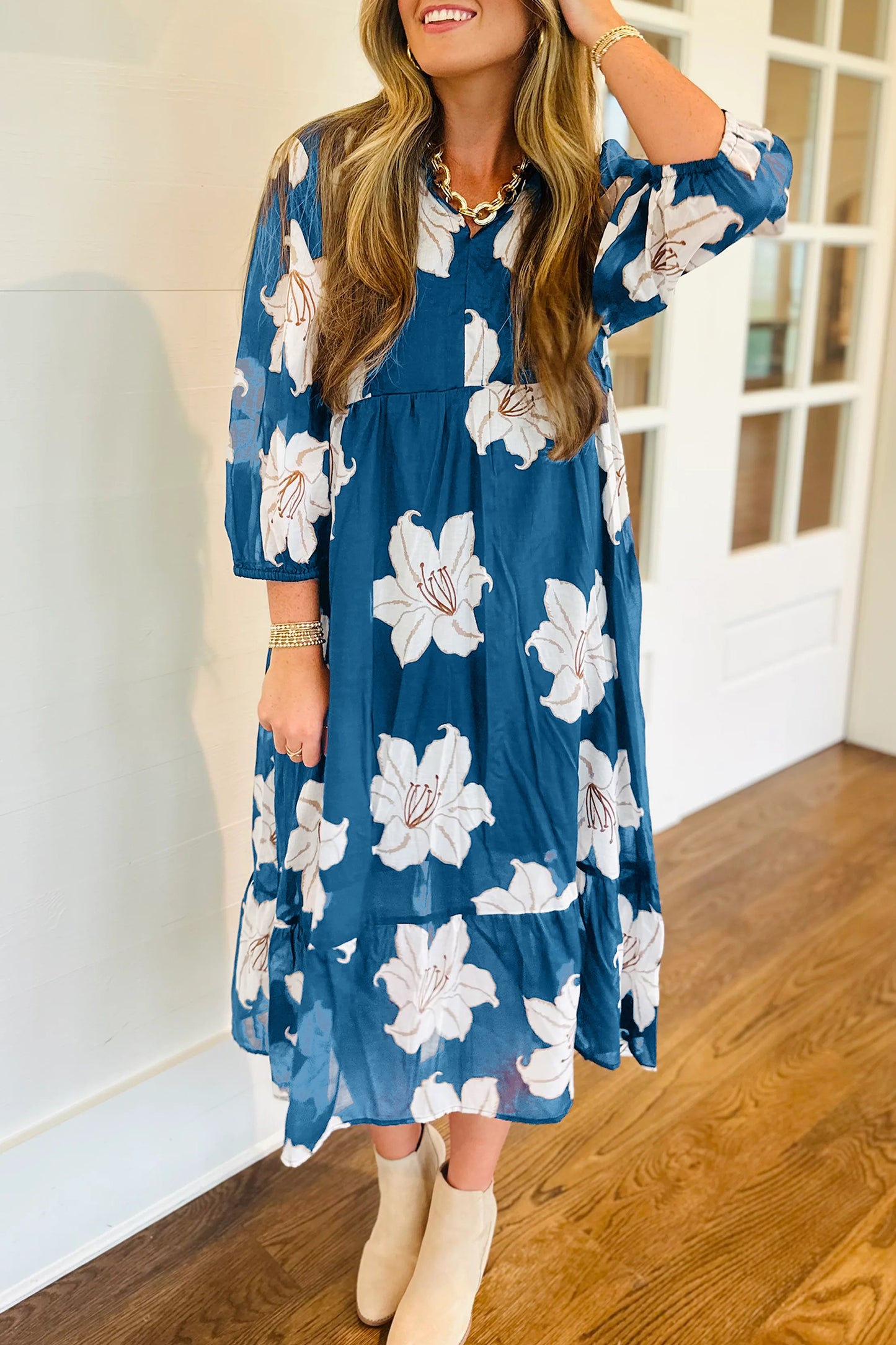 Bluebell Grace Midi Dress