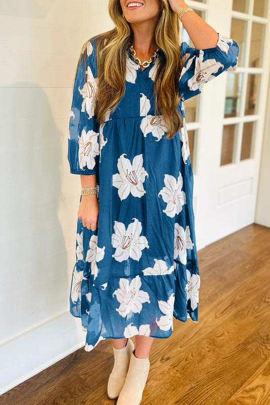 Bluebell Grace Midi Dress