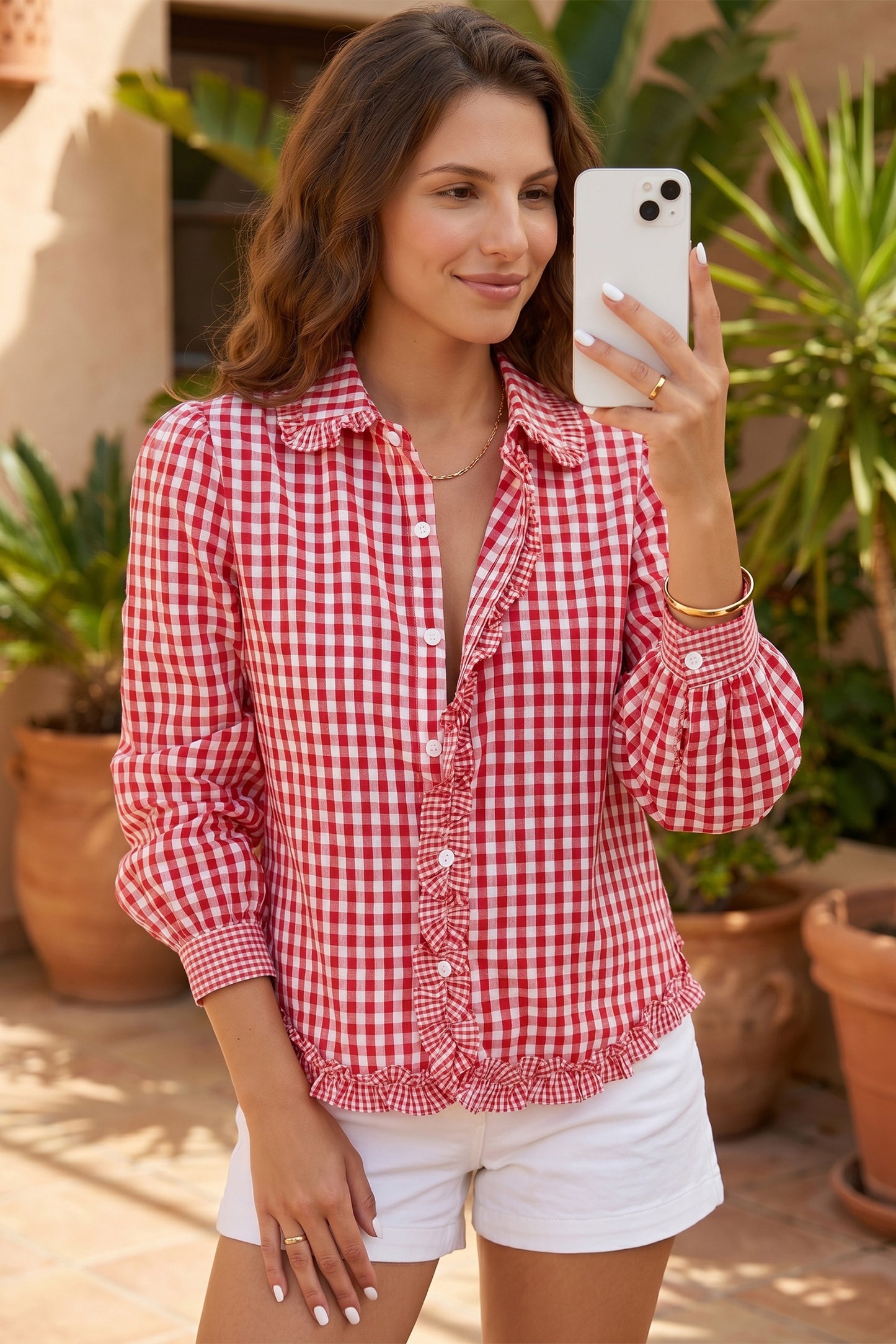 The Scarlet Charm Blouse