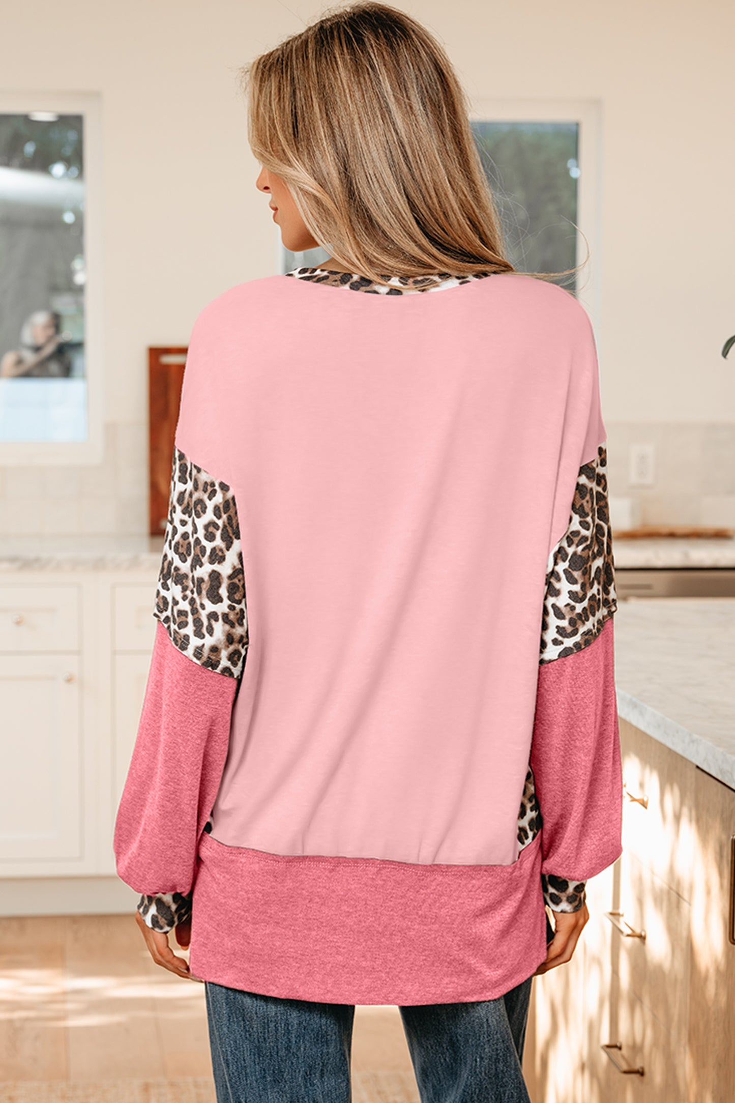 Soft Wildflower Colorblock Top