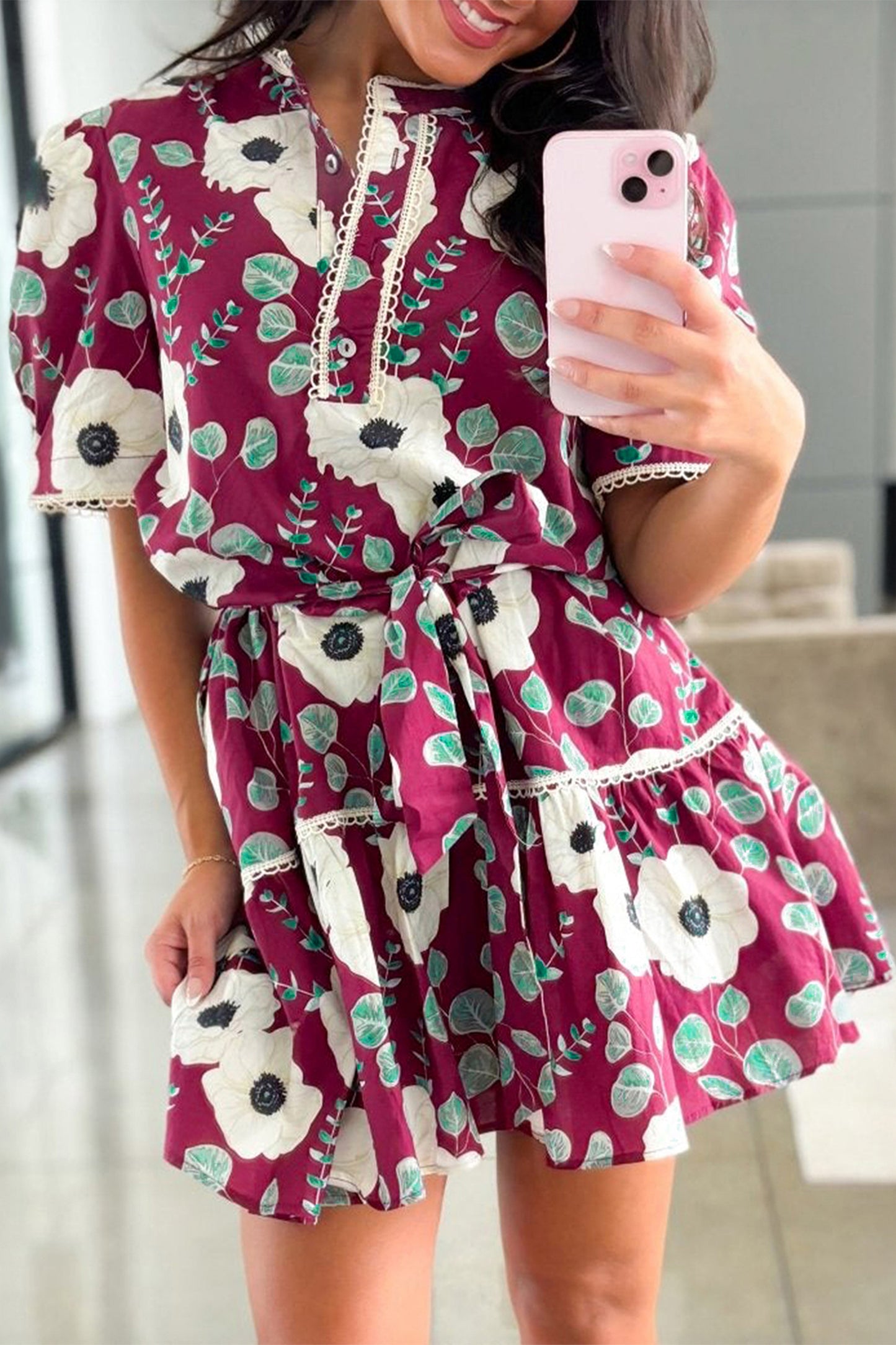 The Merlot Romance Dress