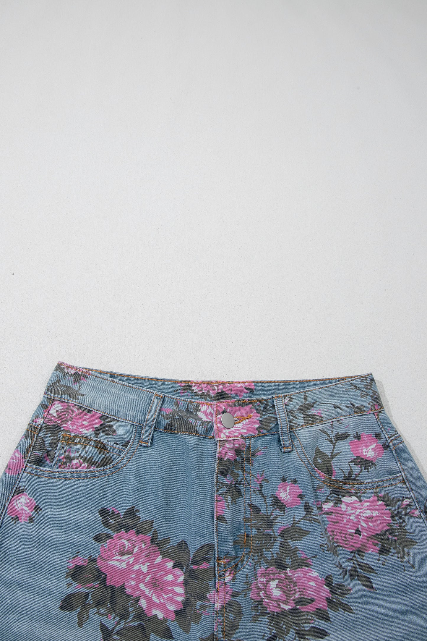 Vintage Bloom Wide Leg Jeans