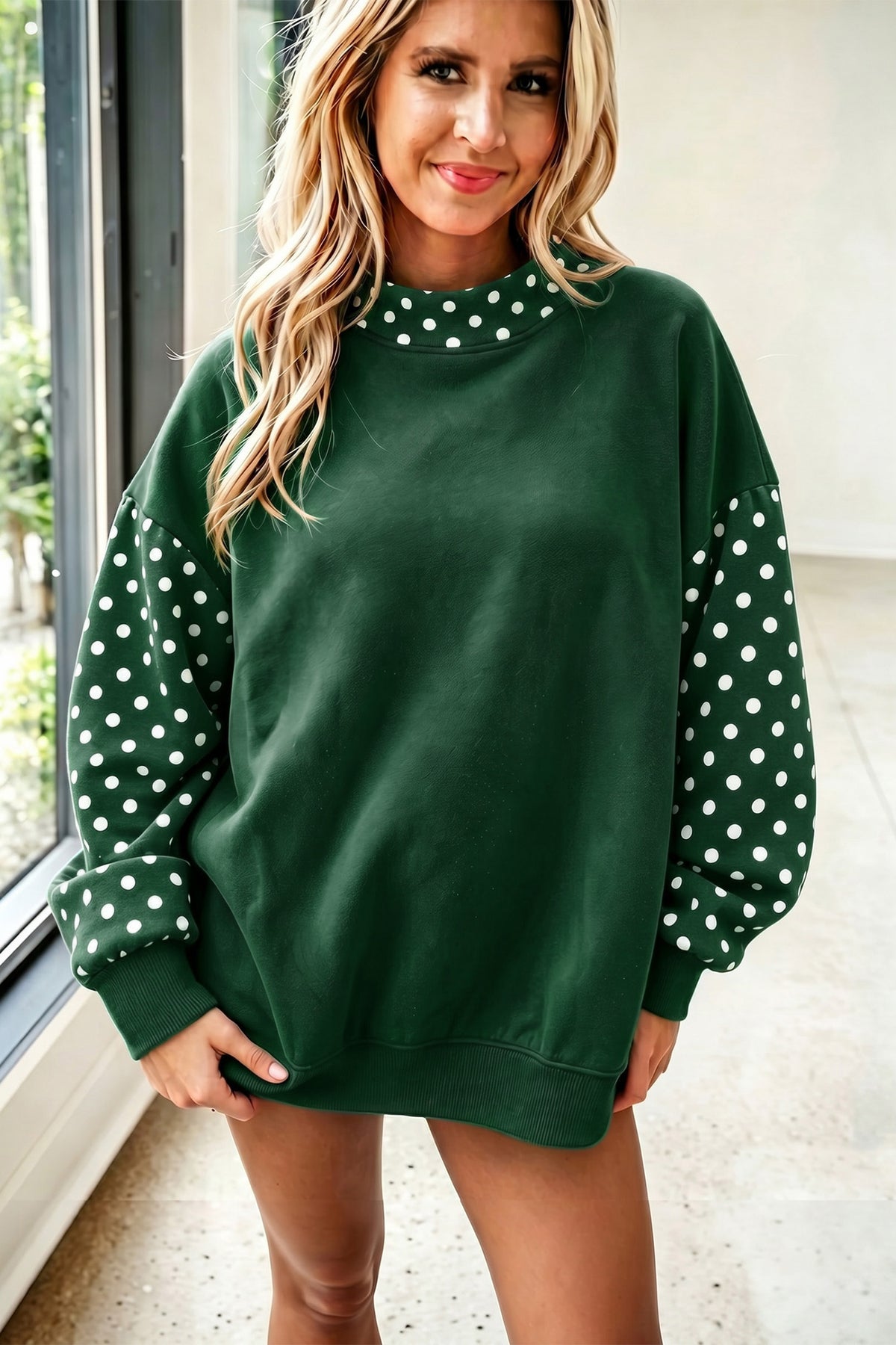 The Spot On Mock Neck Sweatshirt