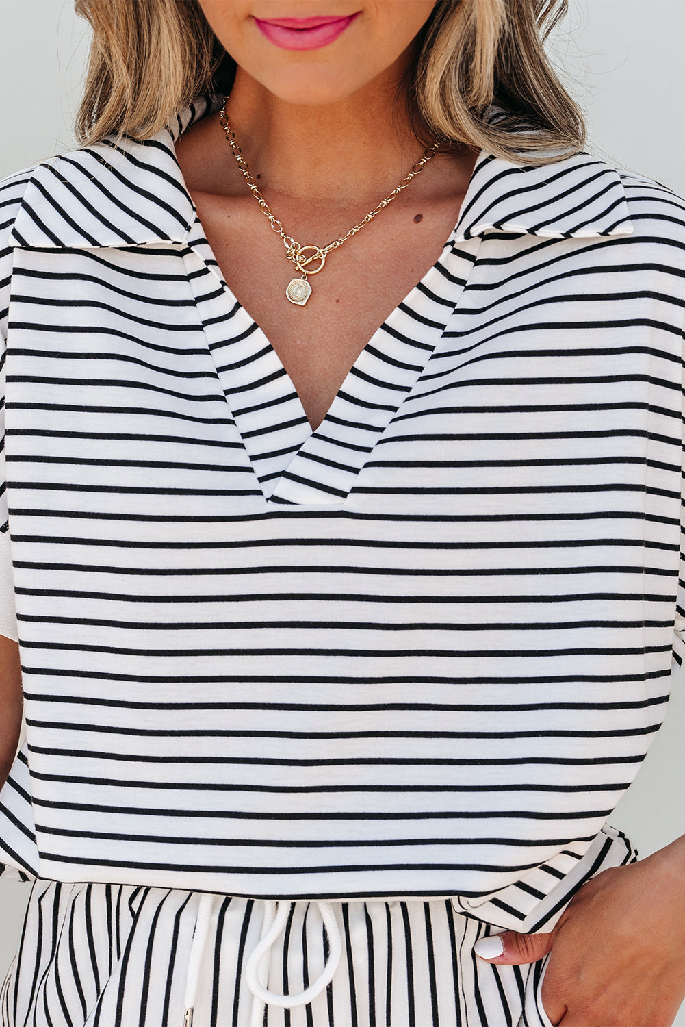 Coastal Ease Striped Lounge Set