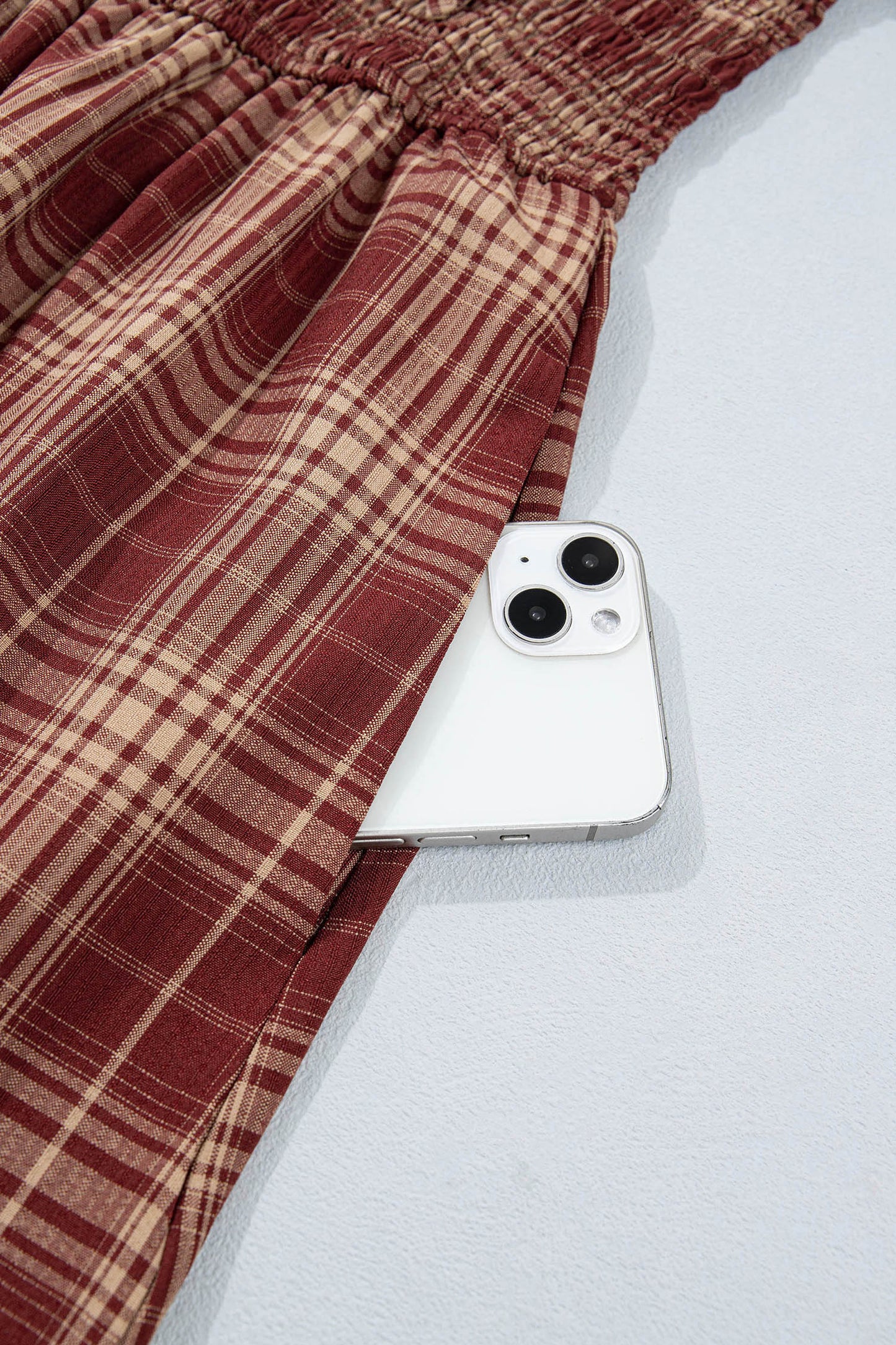 The Bow & Plaid Game Day Maxi Dress