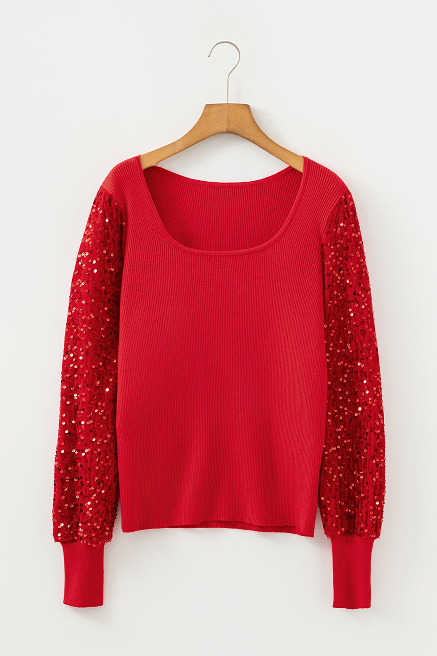 Merry Magic Sequin Sleeve Sweater