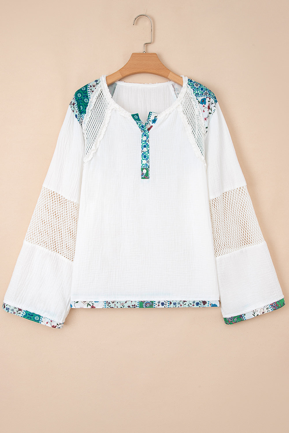 Meadow Mist Button Blouse