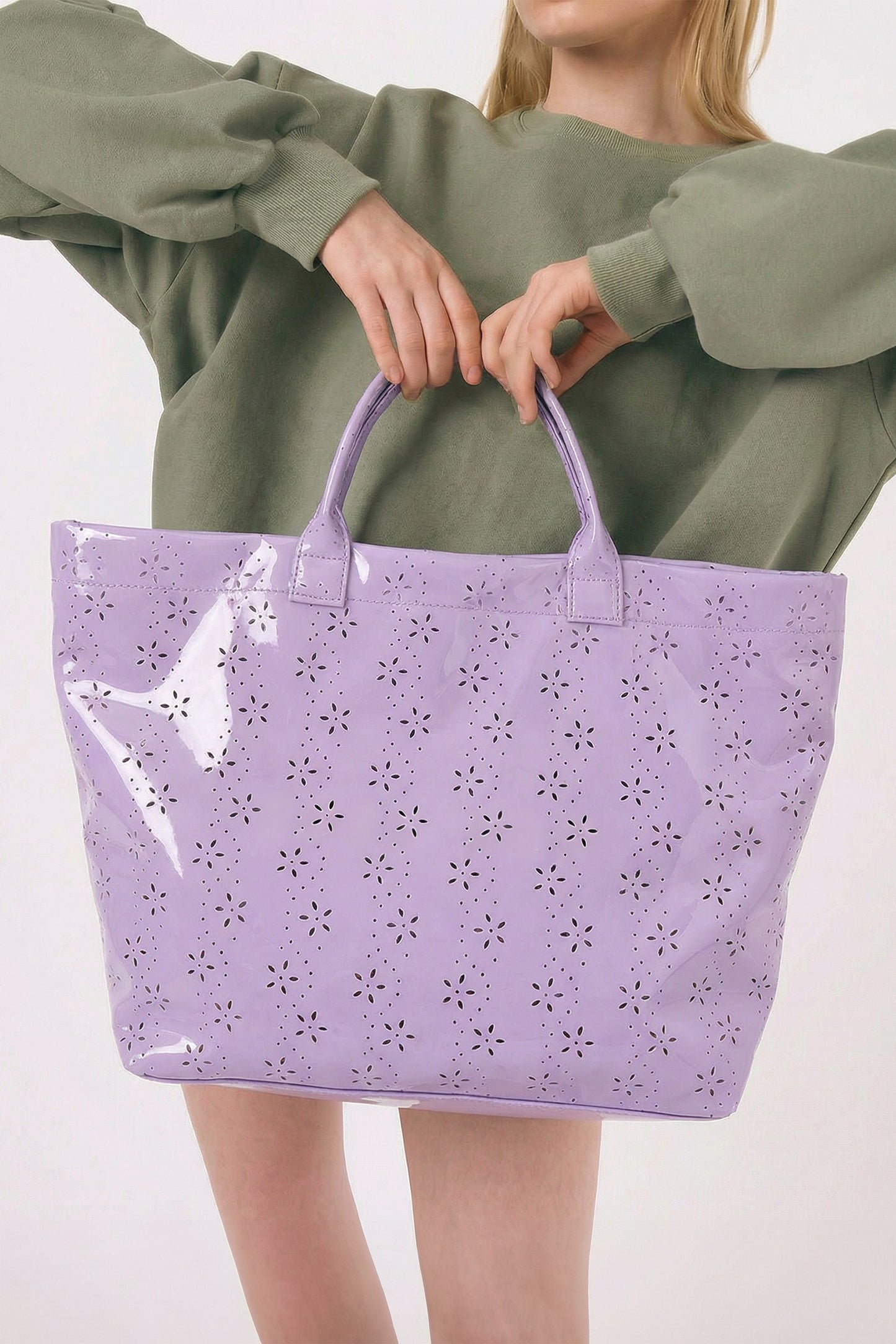 Glossy Waterproof Tote Bag