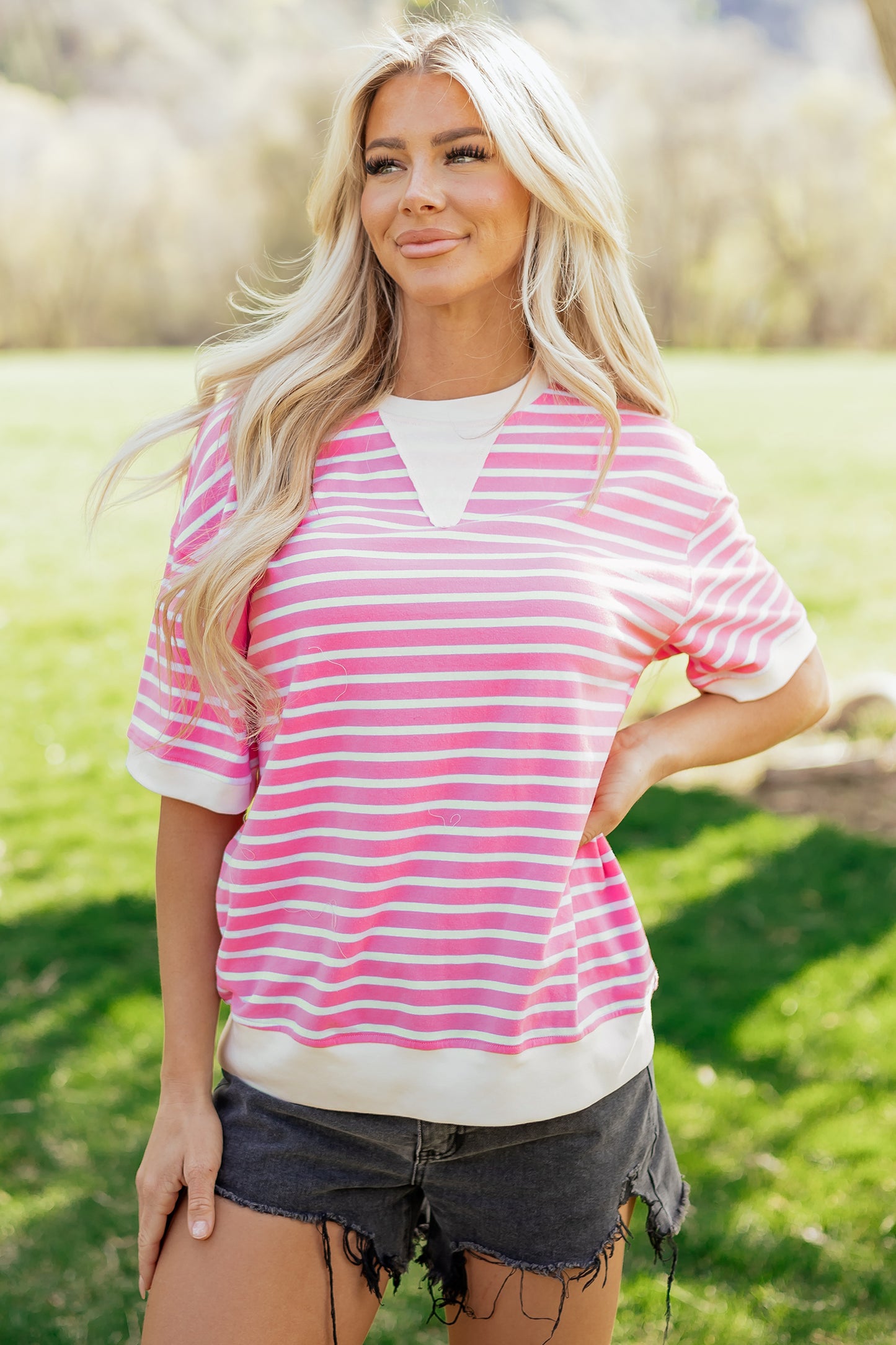 Everyday Sweet Stripe Tee