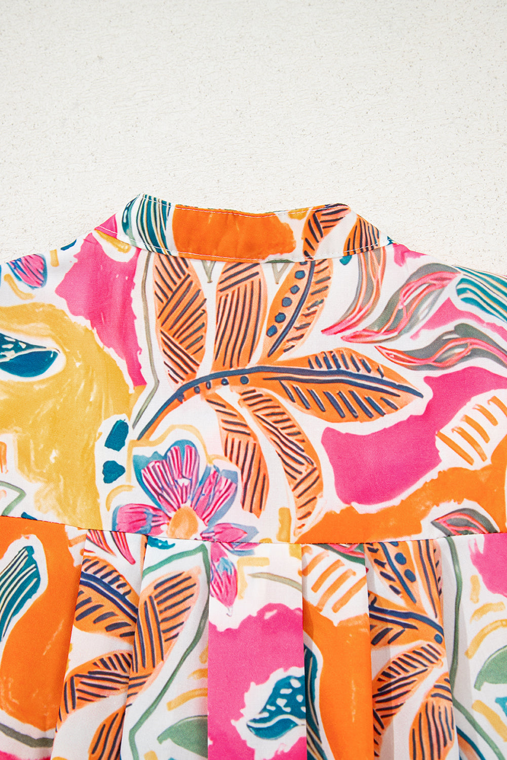 Sunset Palms Button Blouse