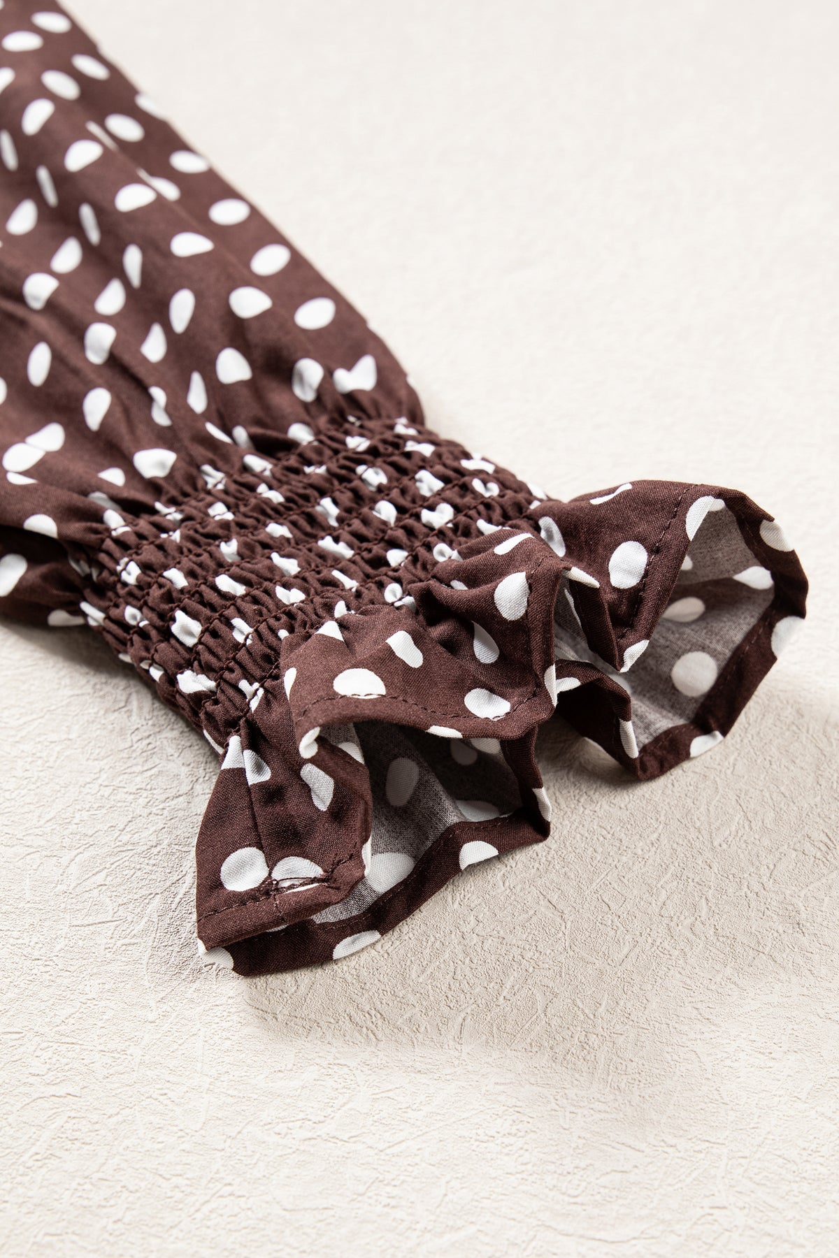 The Mocha Dot Darling Blouse