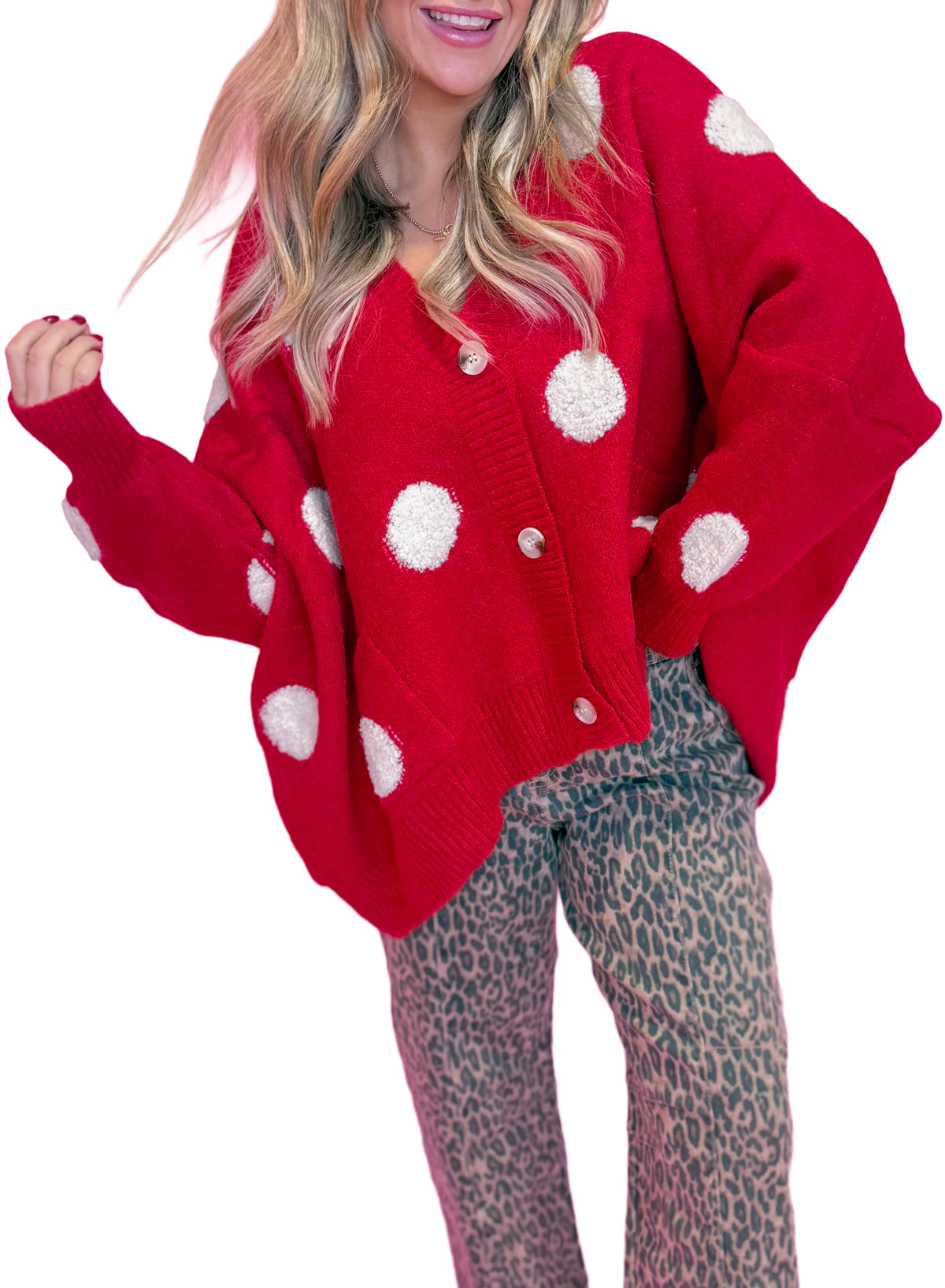 The Polka Dot Darling Cardigan