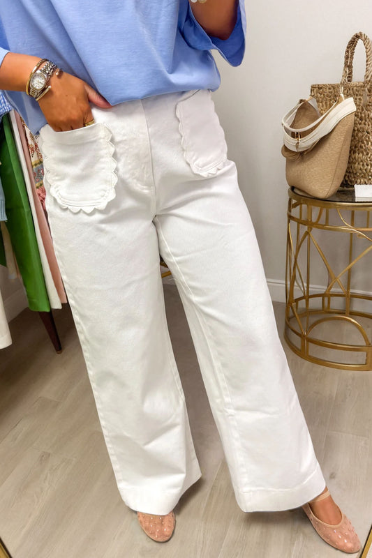 Sunny Day Scallop Pants
