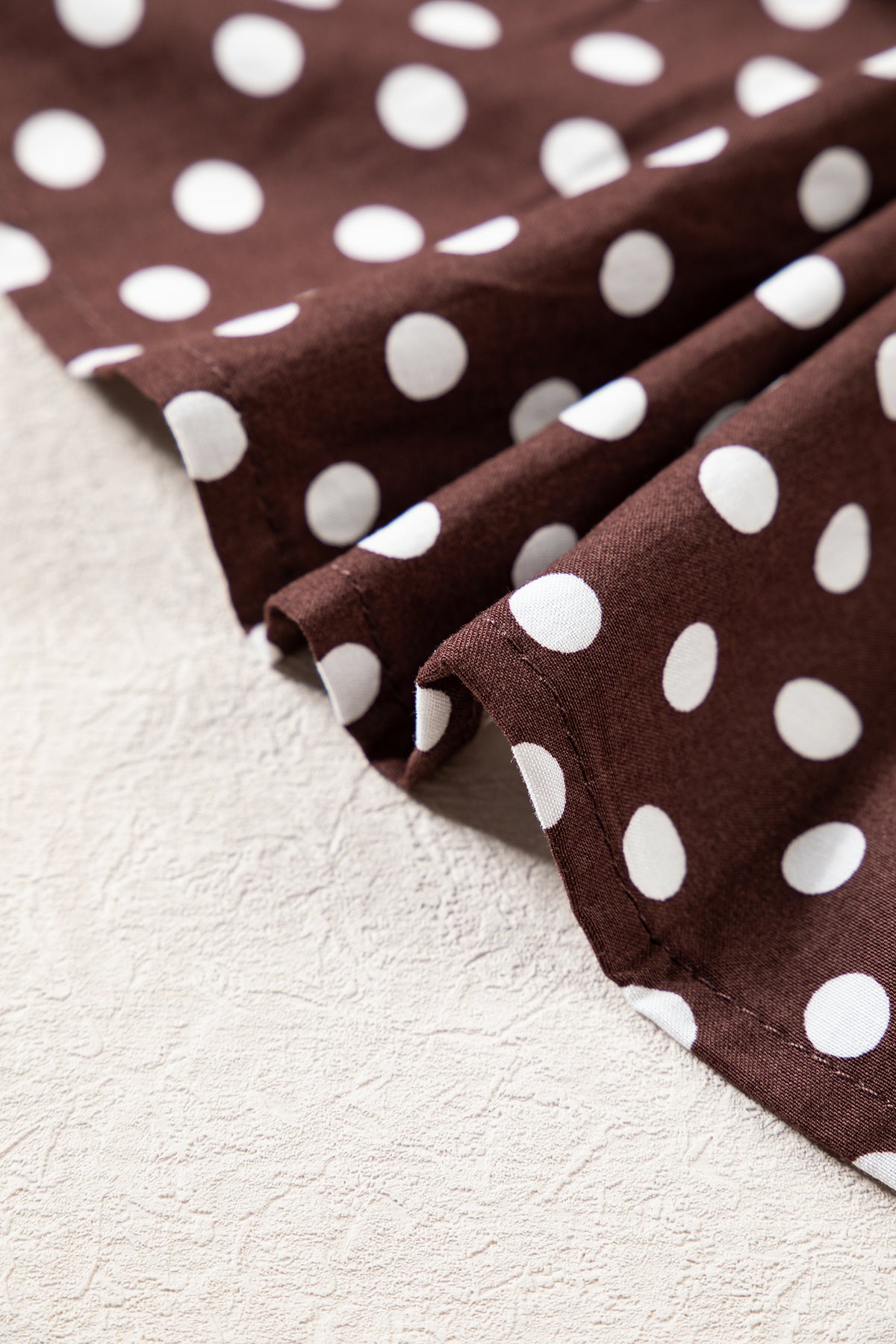 The Mocha Dot Darling Blouse