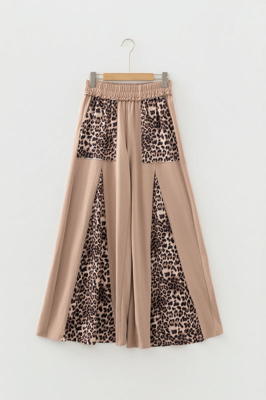 Leopard Wide Leg Pants