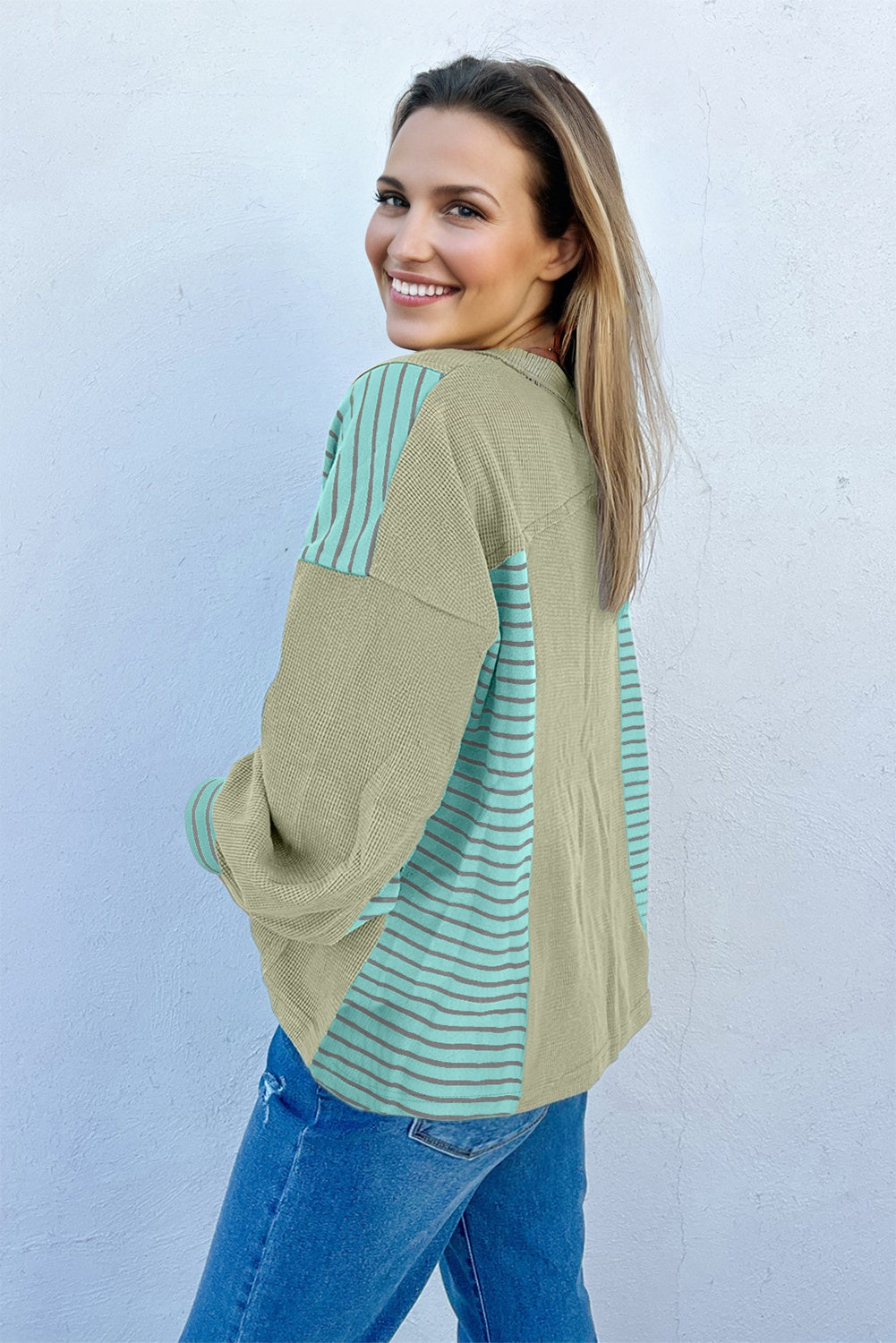 The Mint Ridge Waffle Top