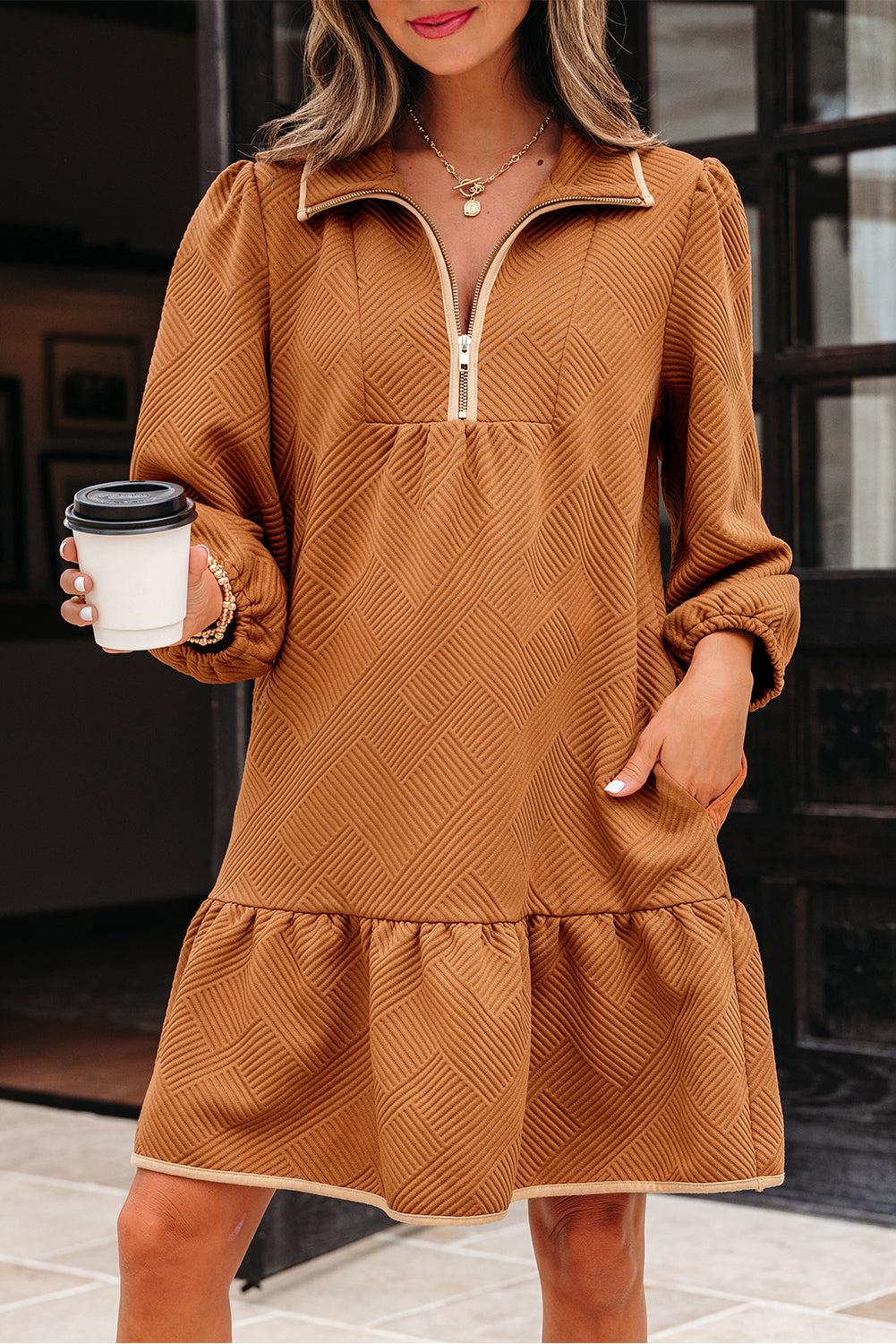The Chestnut Charm Dress