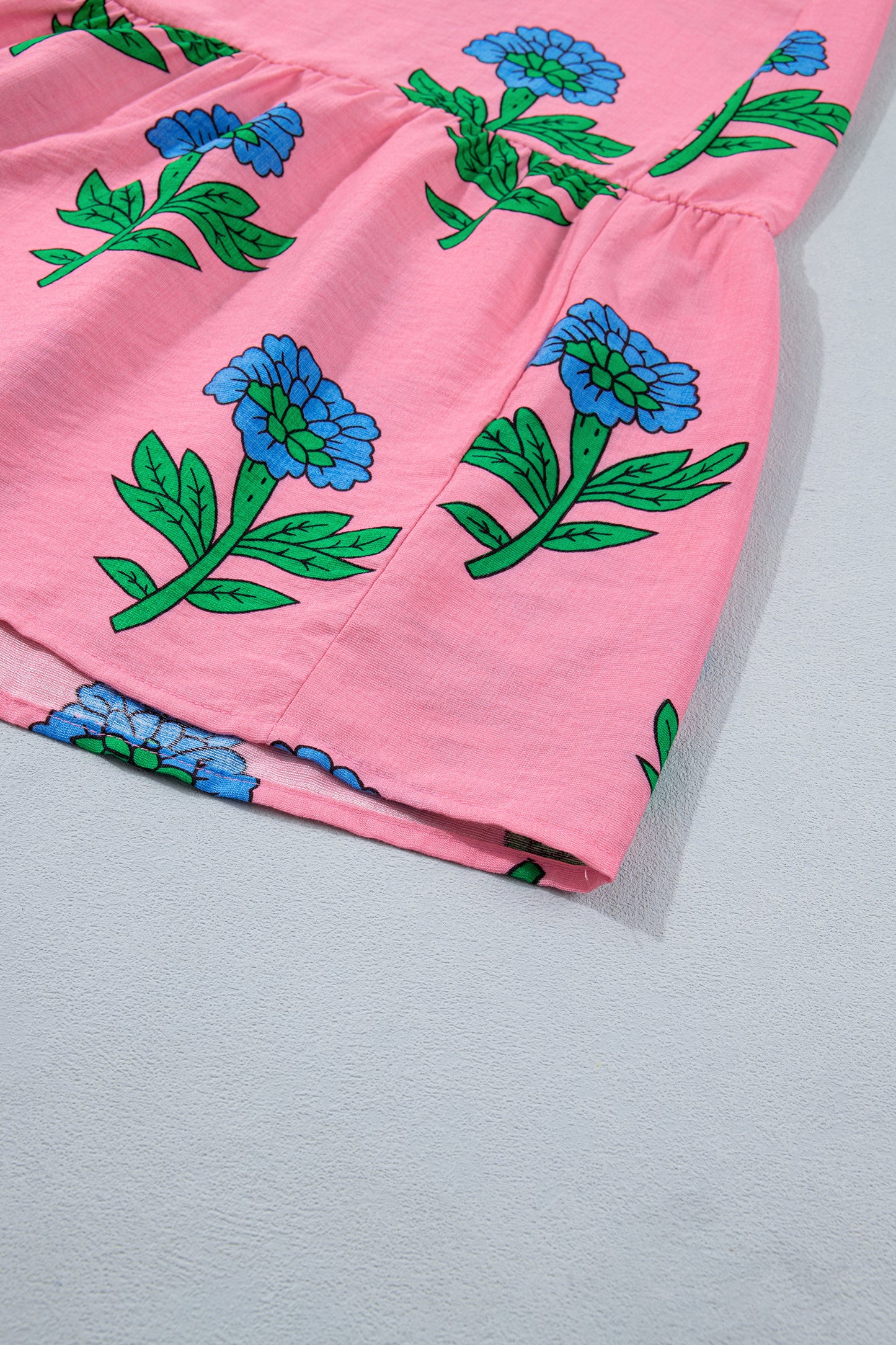 Curvy Pink Posy Promenade Maxi