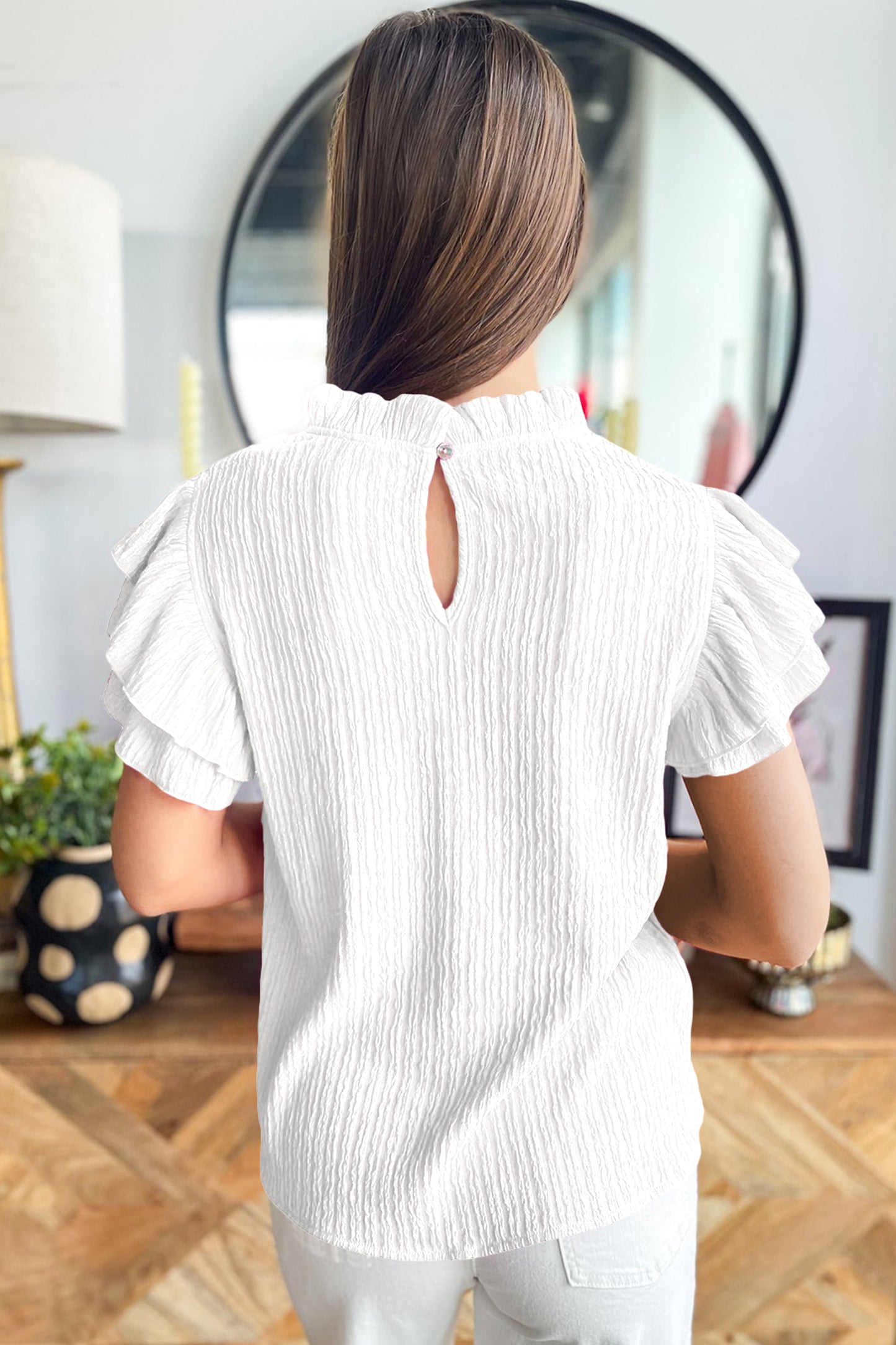 City Chic Ruffle Blouse