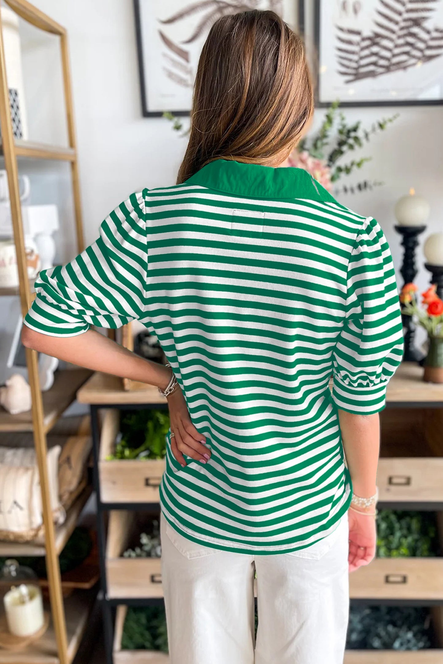 The Emerald Isle Stripe Top