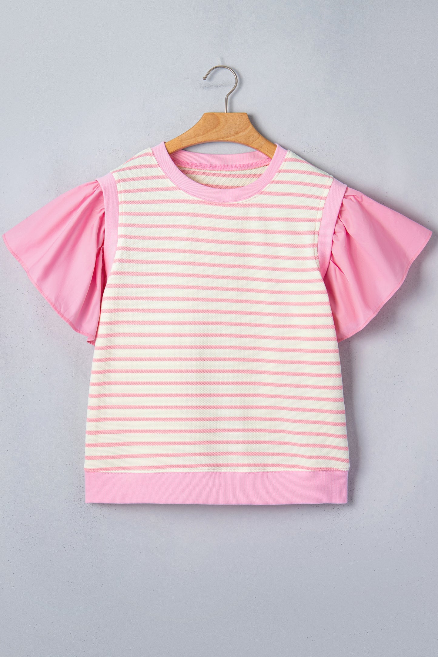 Strawberry Cream Ruffle Knit