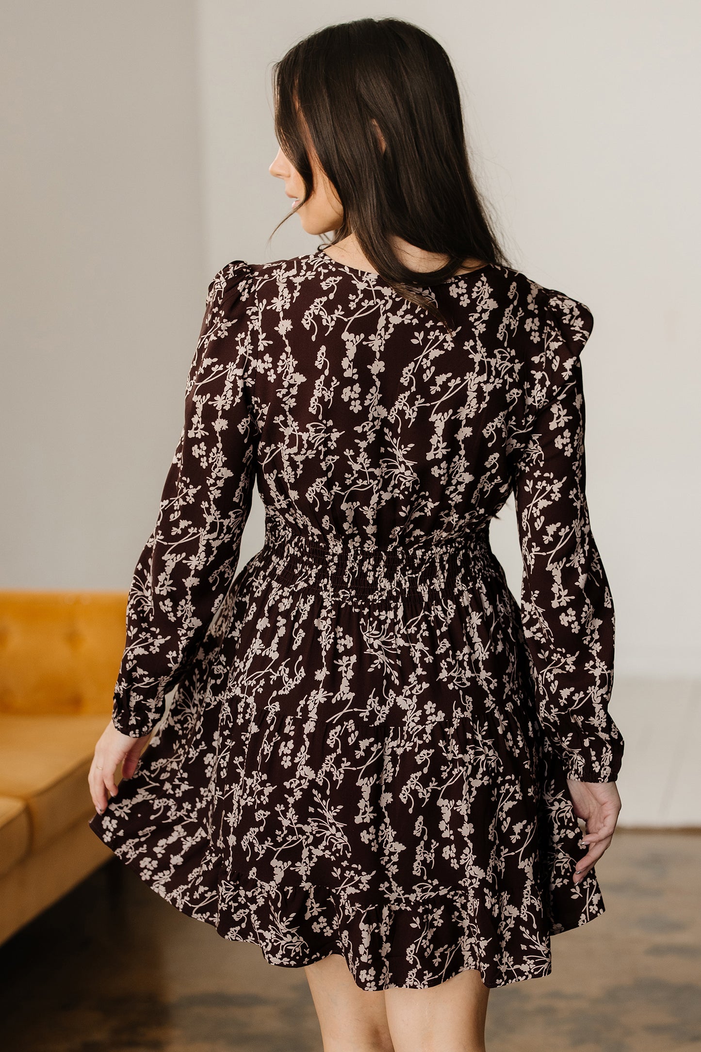 Chestnut Bloom Smocked Dress
