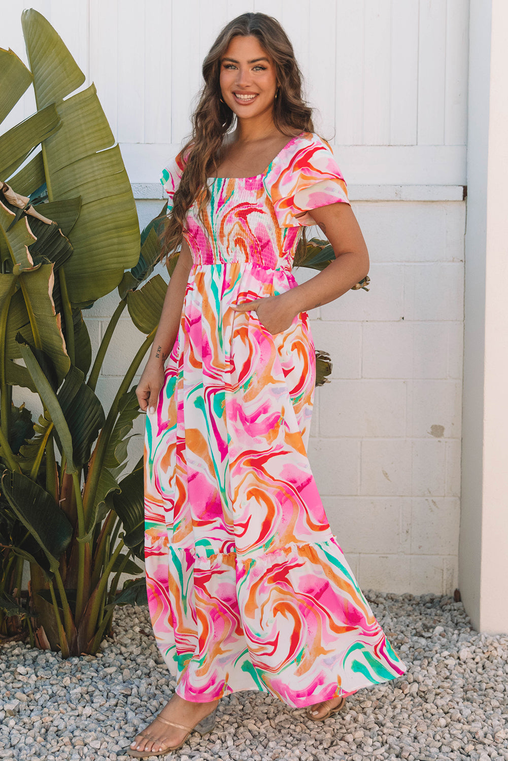 The Capri Sunset Maxi