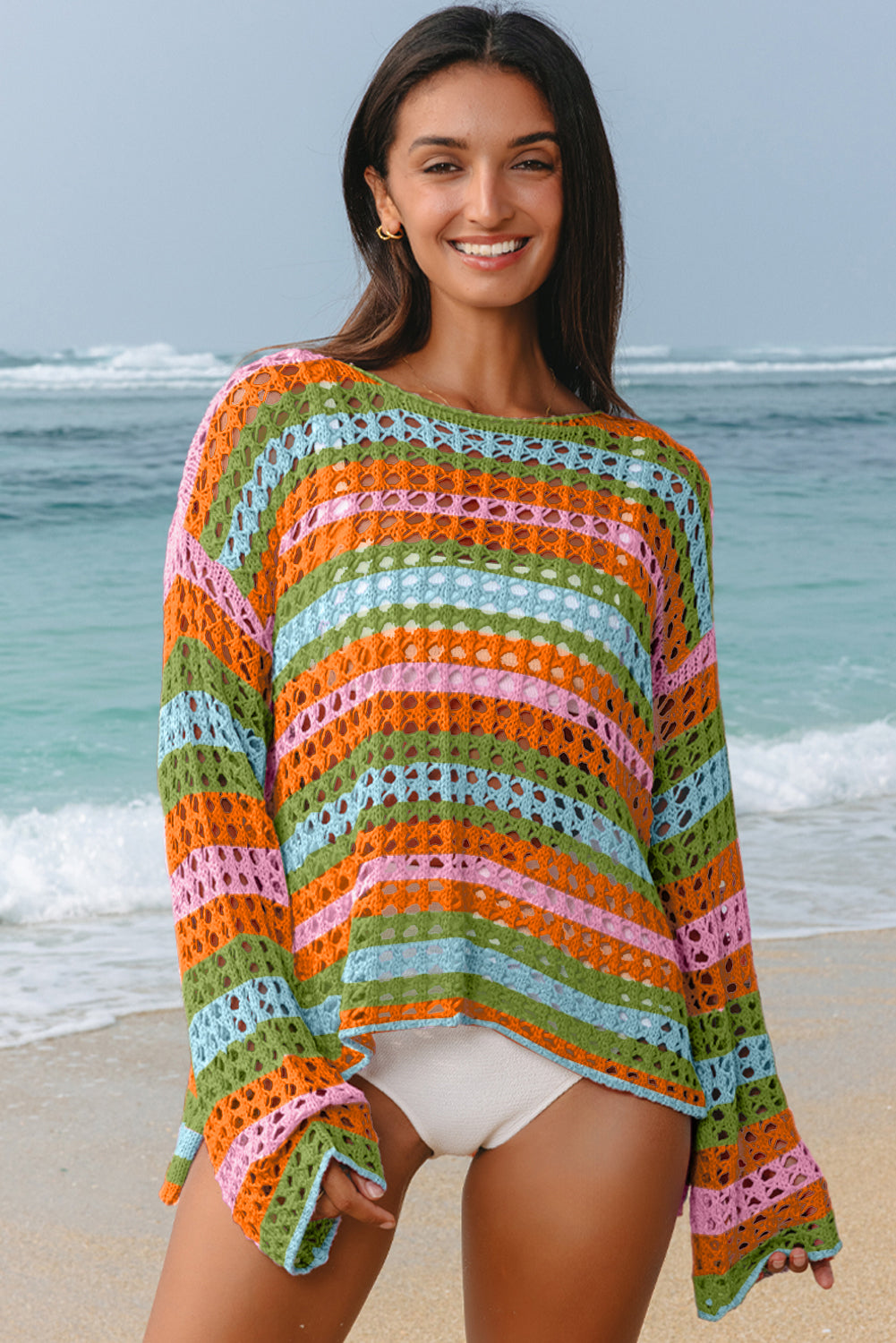 Sunset Shore Crochet Cover Up