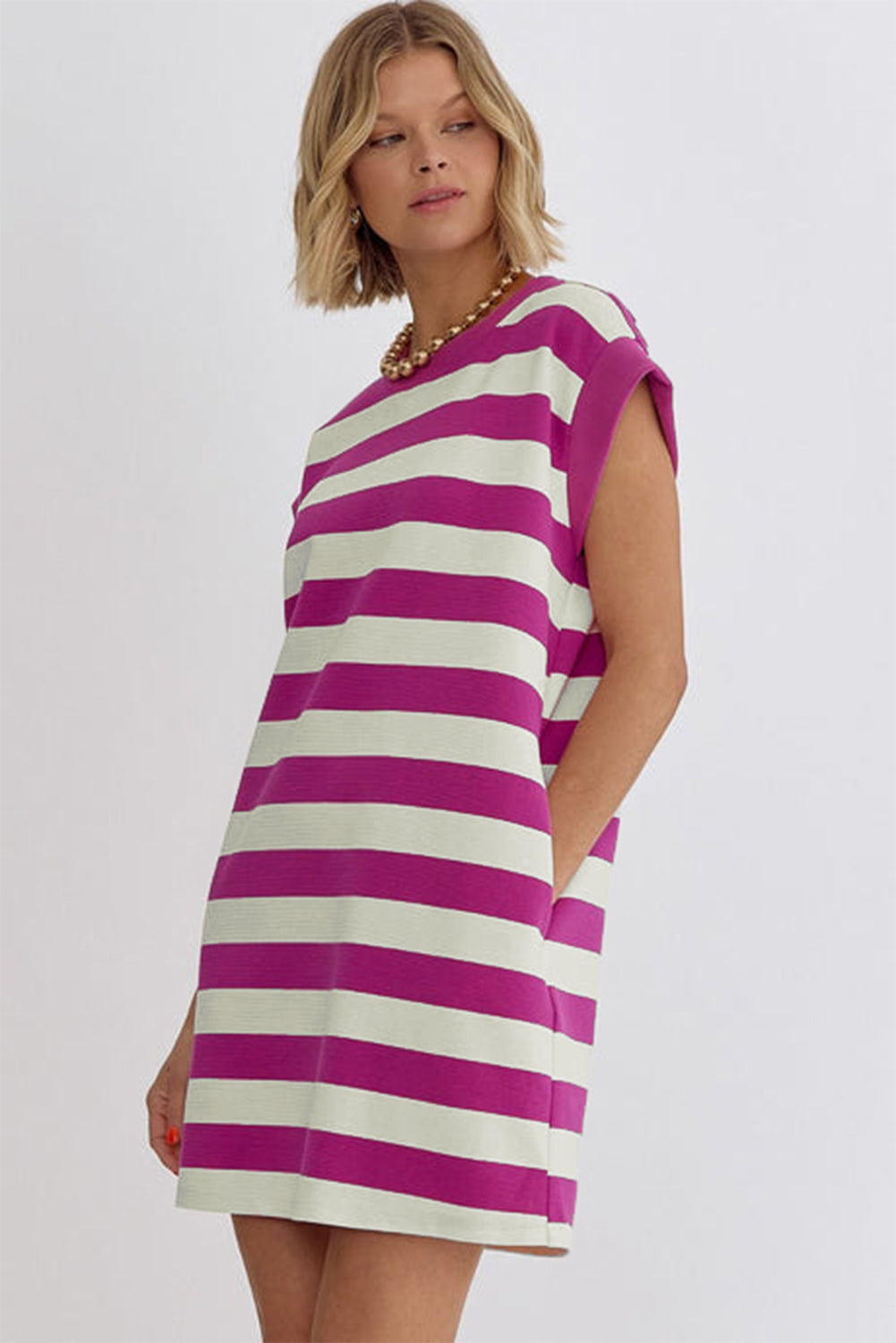 Sweet Sorbet Stripe Shift Dress