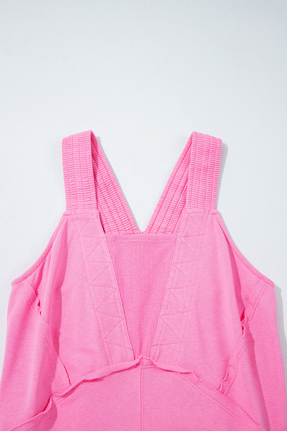 Pink Horizon Square-Neck Jumpsuit