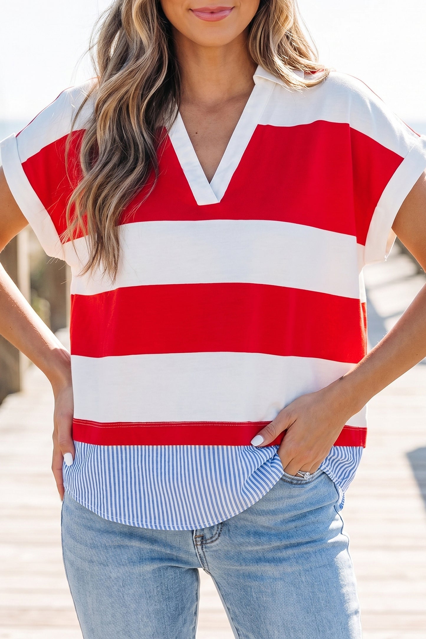 Coastal Firelight Top