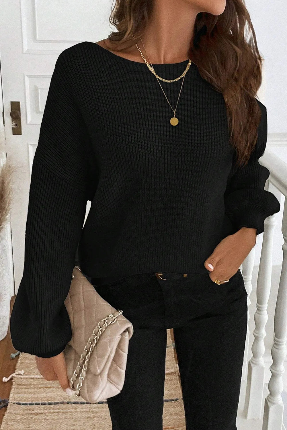 Tie the Night Sweater
