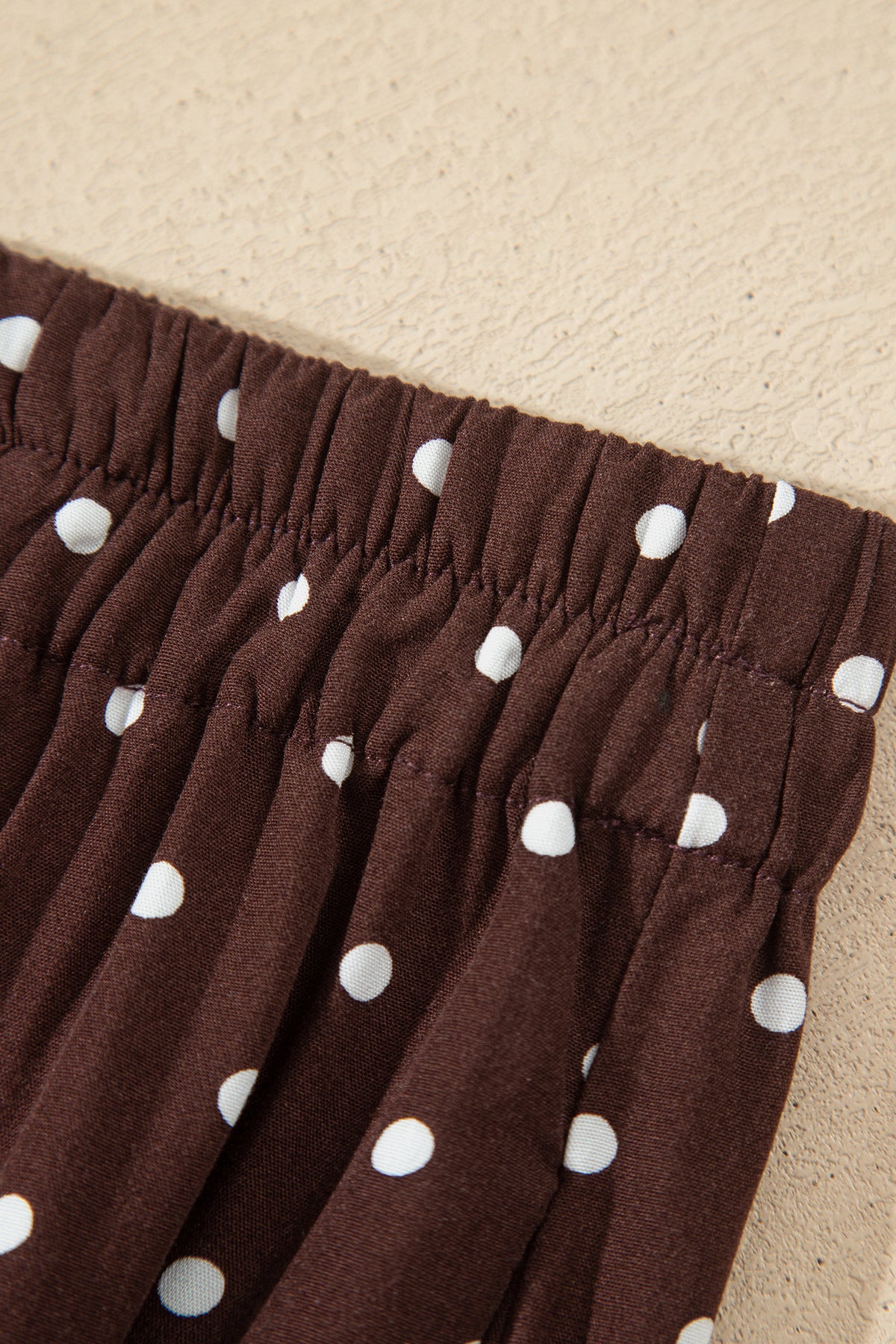 The Mocha Dot Social Skirt