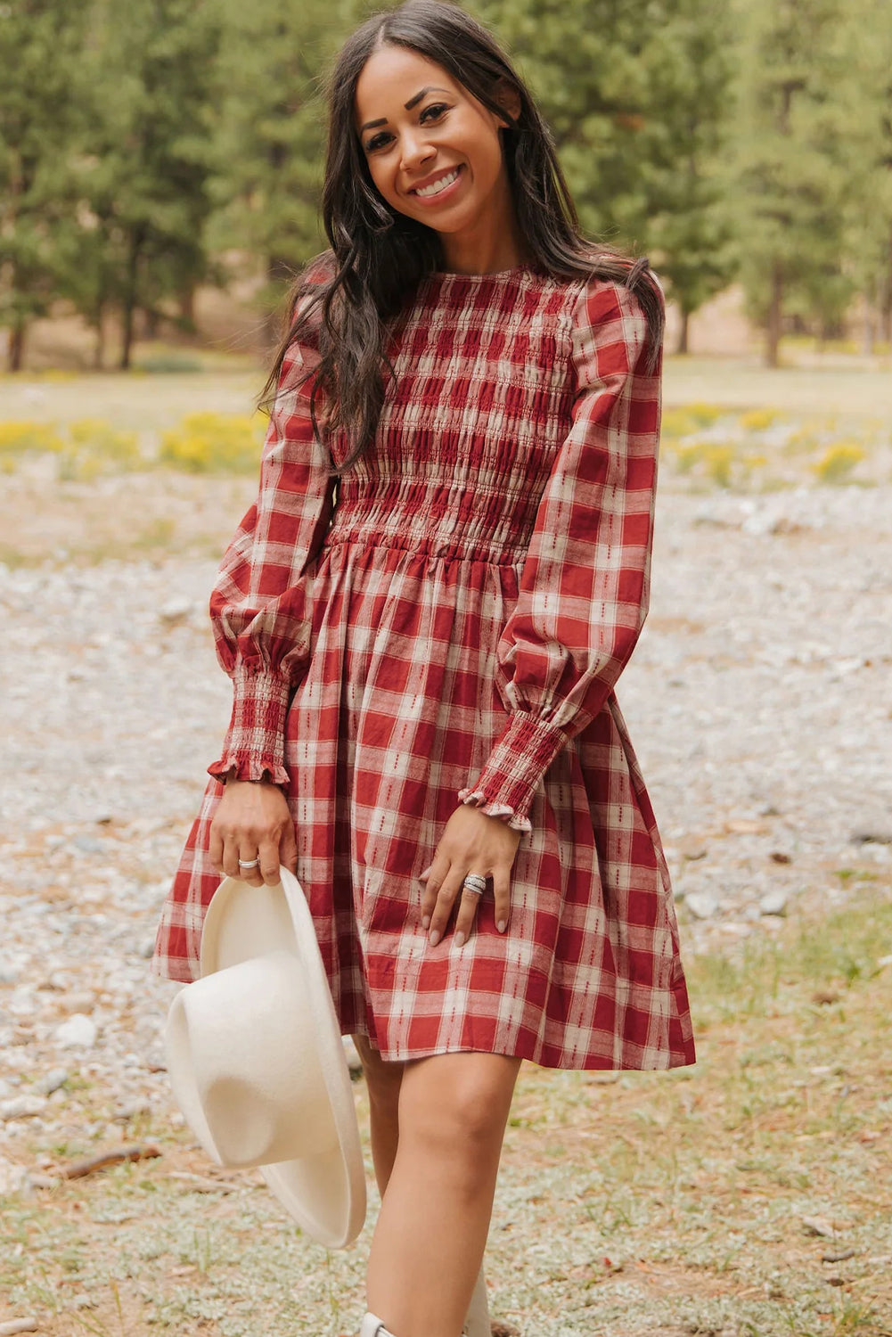 Autumn Meadow Smocked Dress