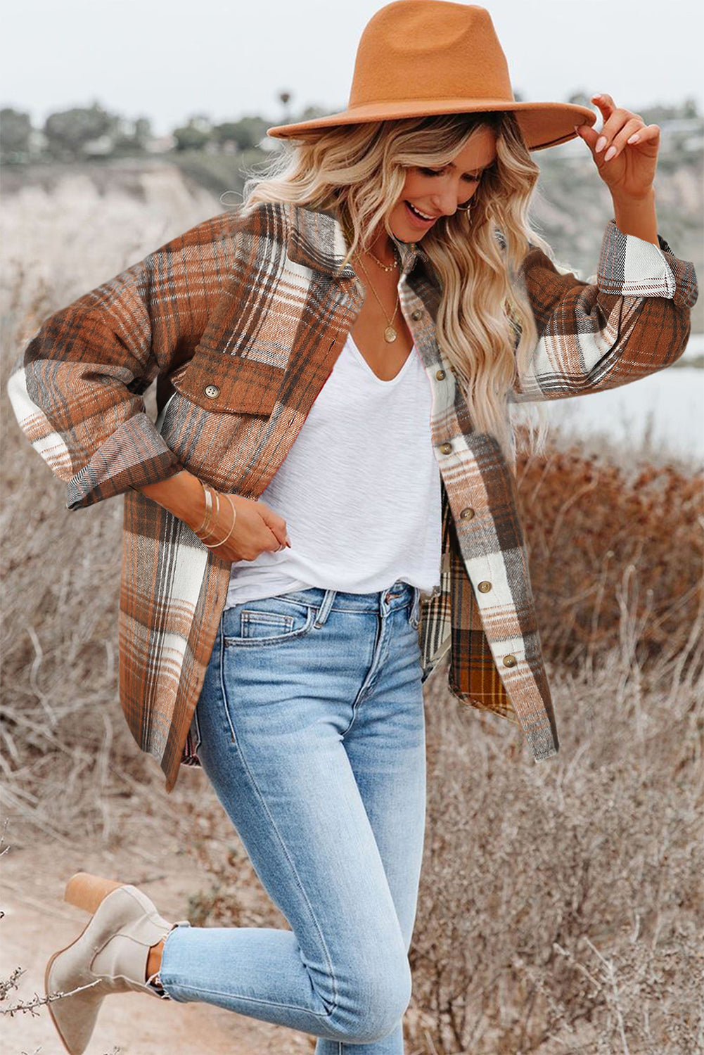 The Autumn Ridge Plaid Shacket