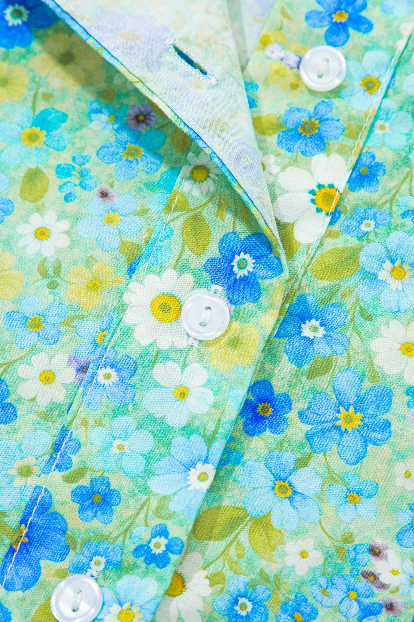 The Coastal Garden Ruffle Blouse