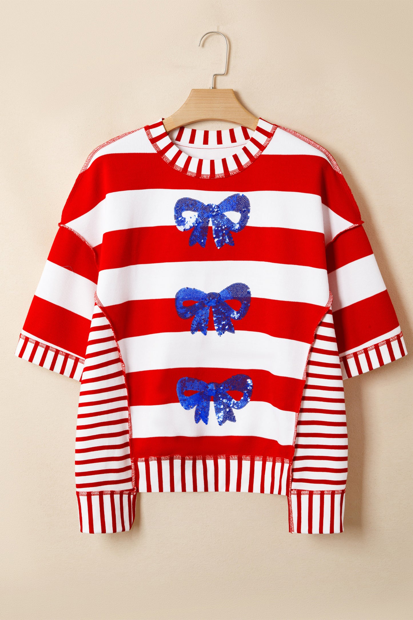 Stars & Bows Oversized Tee