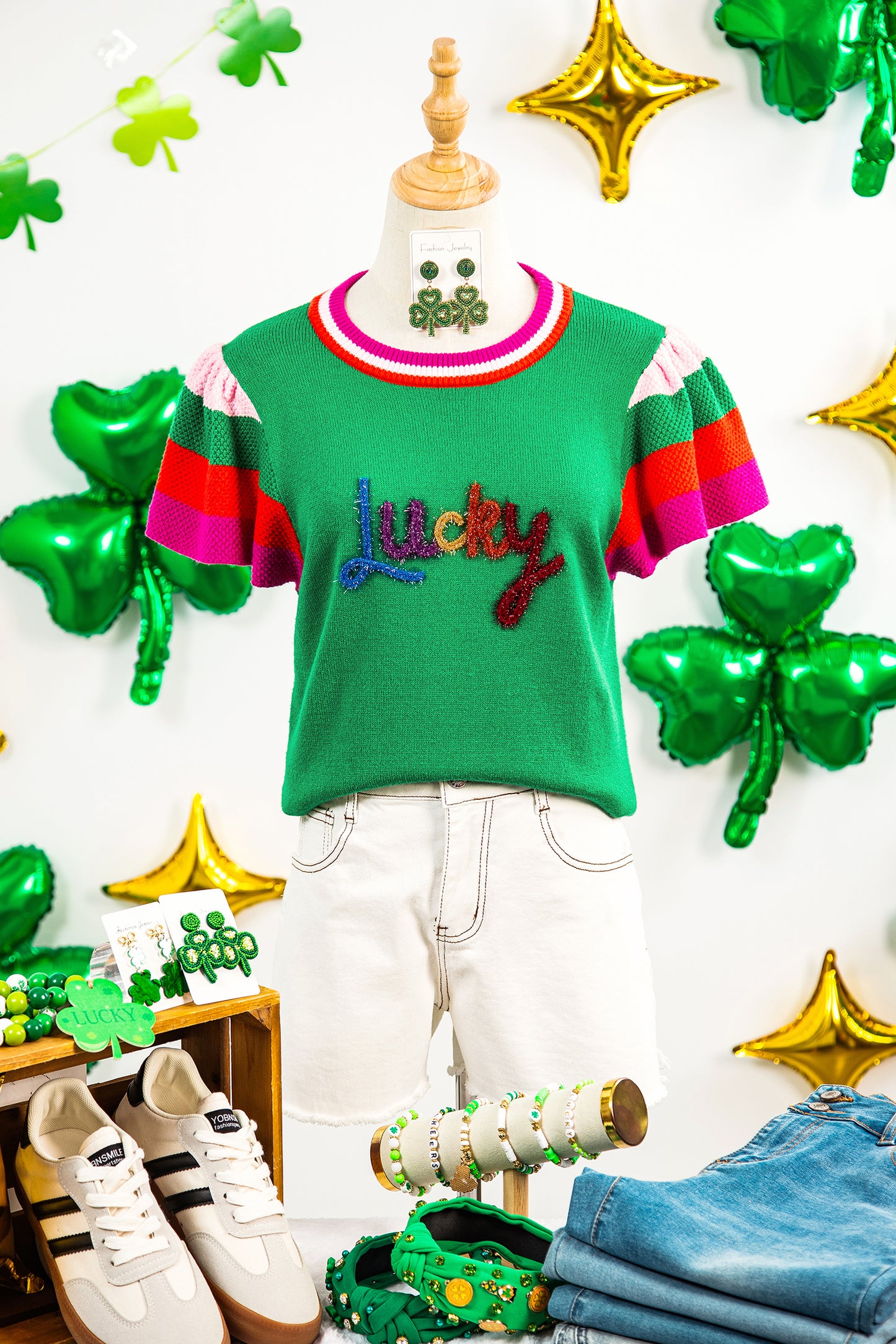 Lucky in Color Knit Top