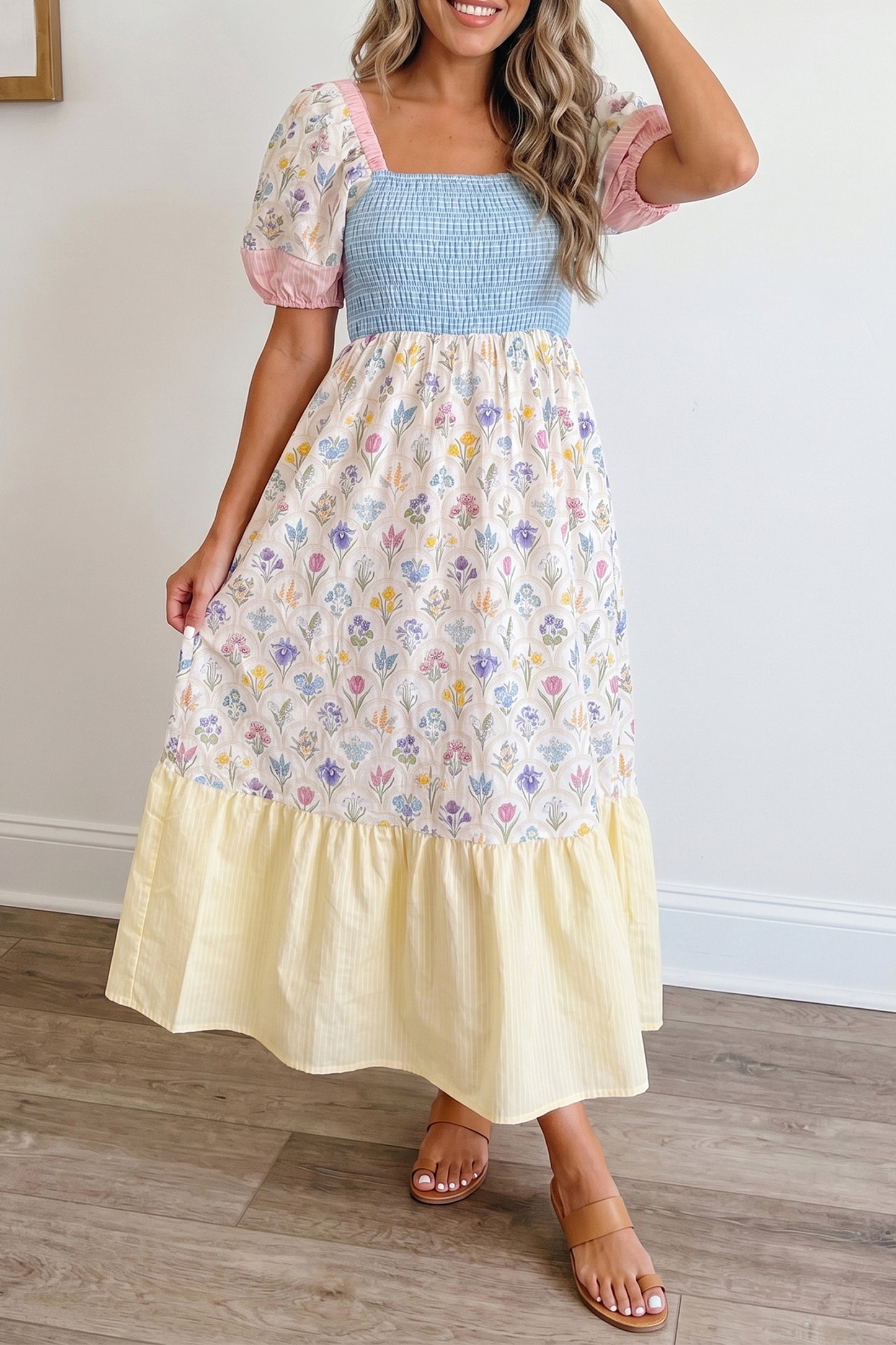 The Petals & Pastels Dress