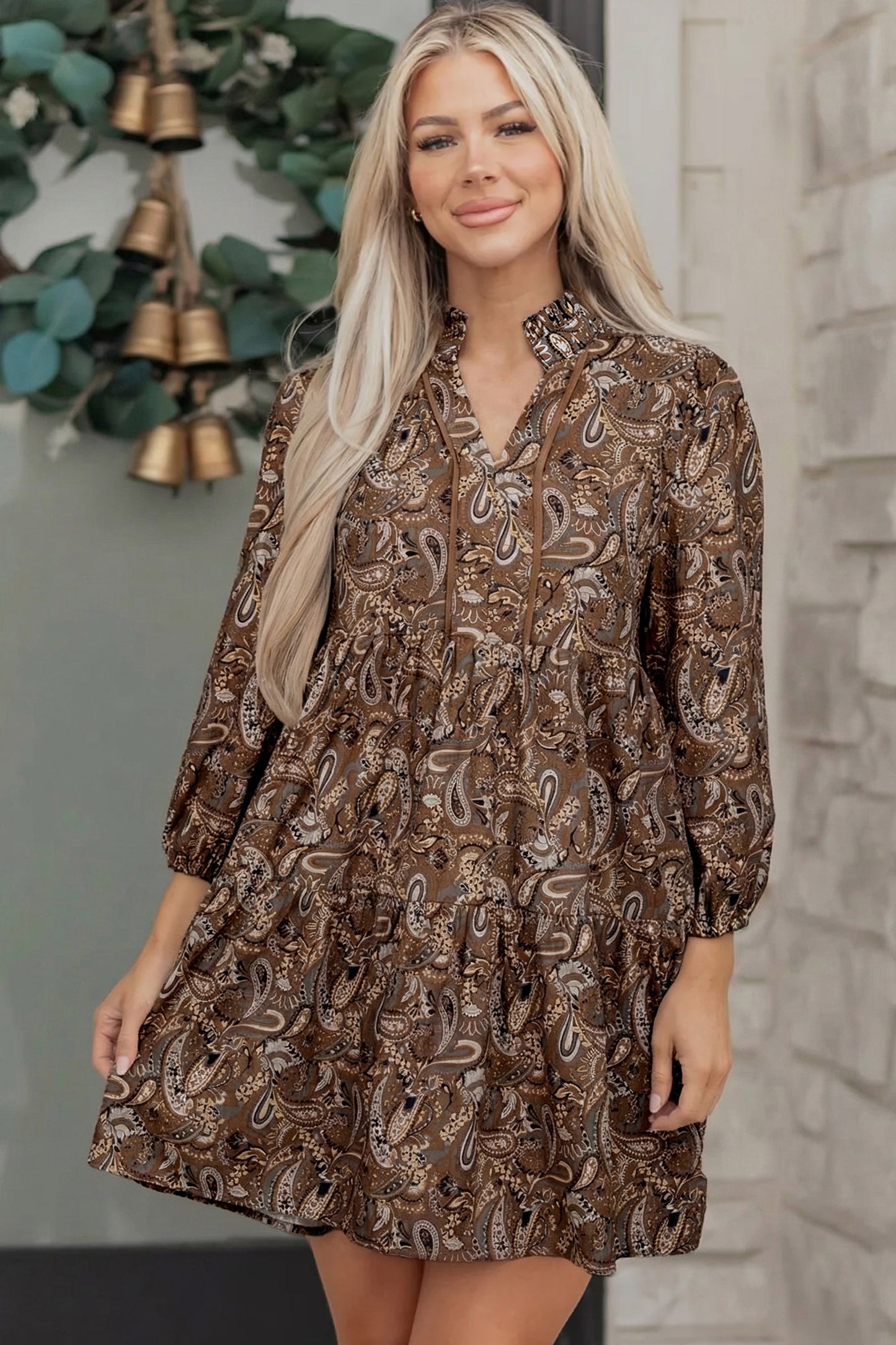 The Willow Woods Paisley Dress