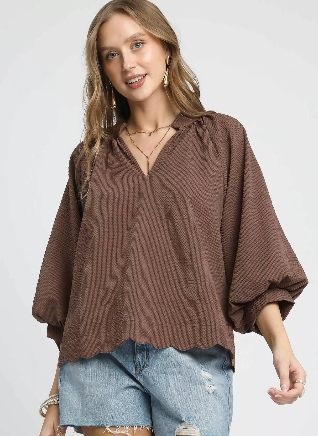 Mocha Breeze Blouse