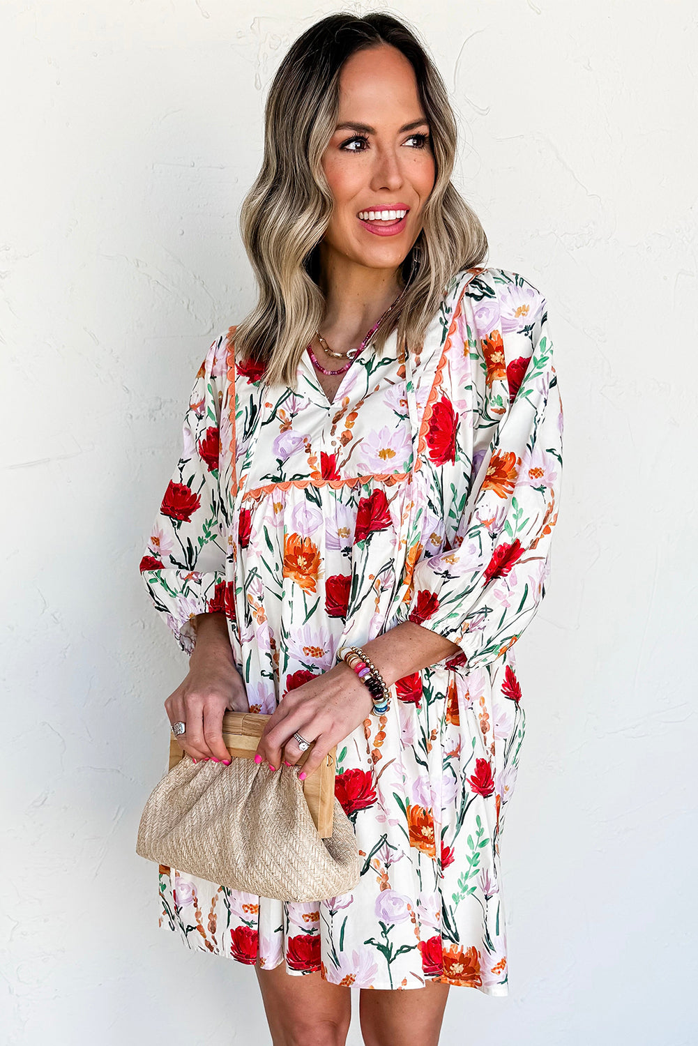 Wildflower Garden Babydoll Dress