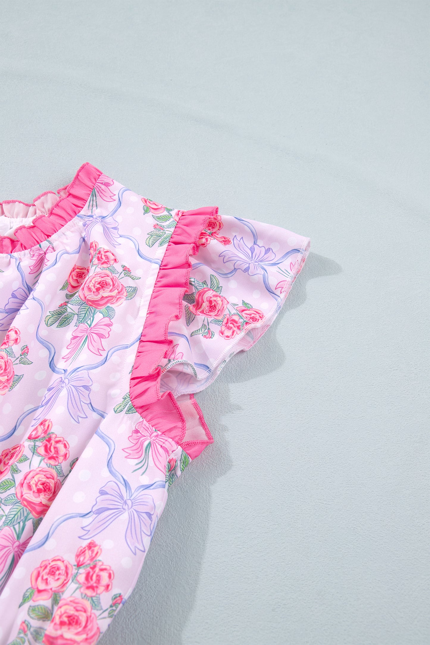 Petal Charm Ruffle Mini Dress