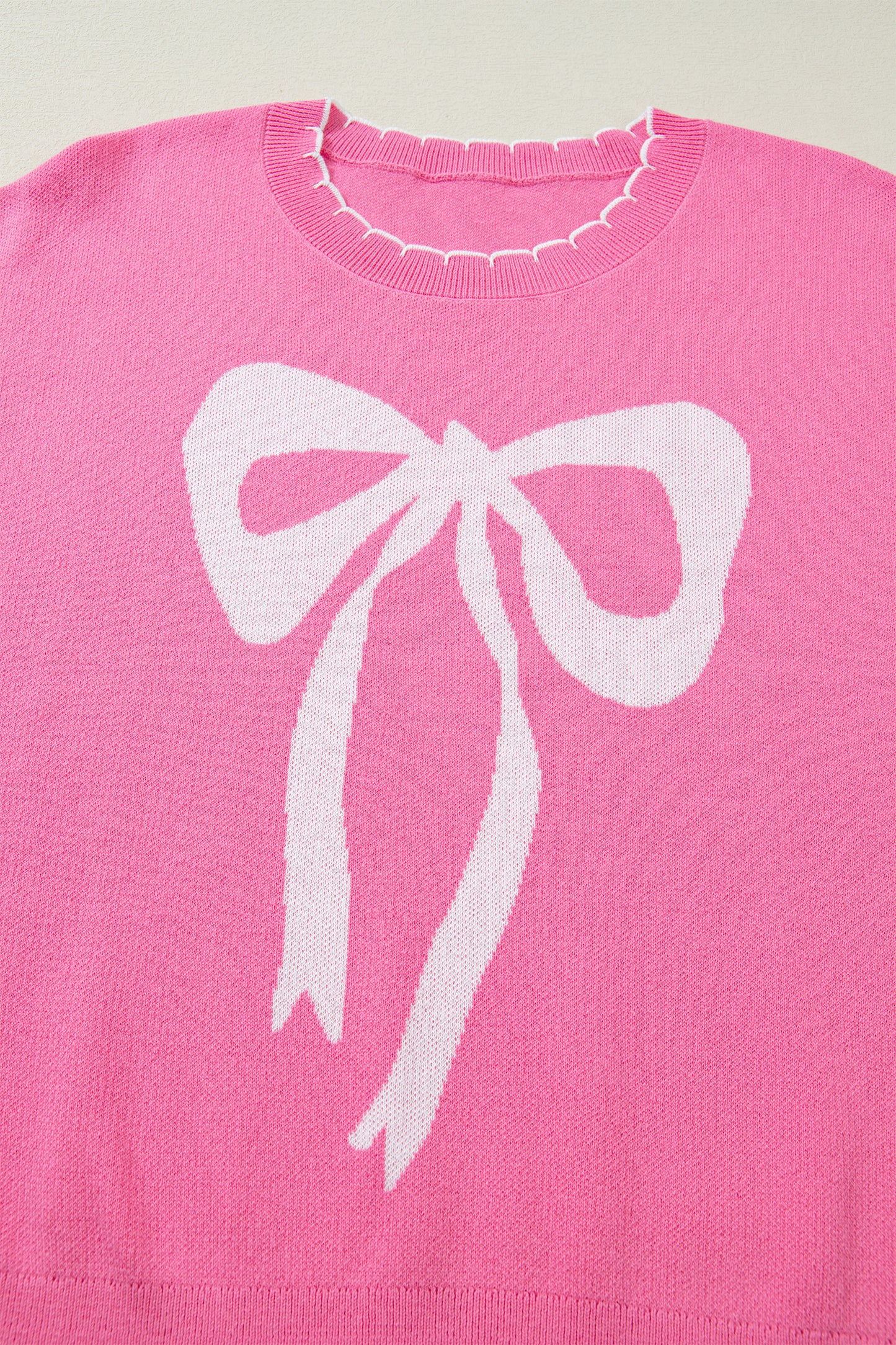 Blush & Bows Knit Sweater