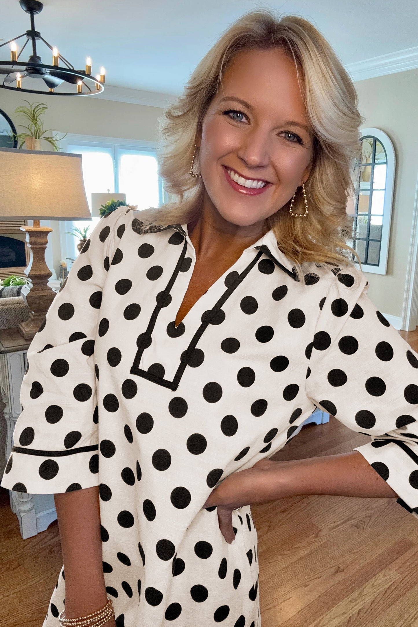 The Park Avenue Polka Dot Dress