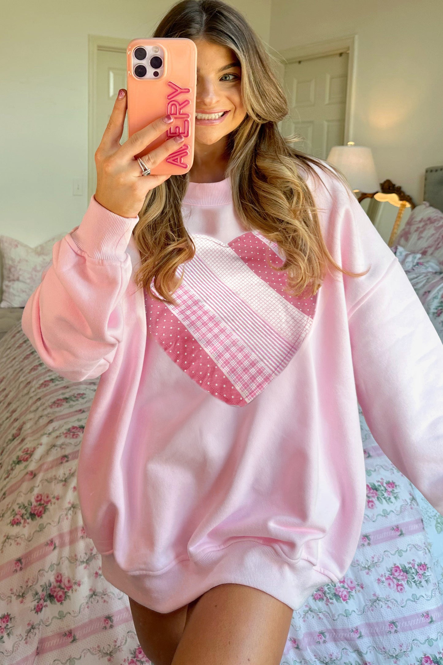 Sweetheart Patchwork Pullover
